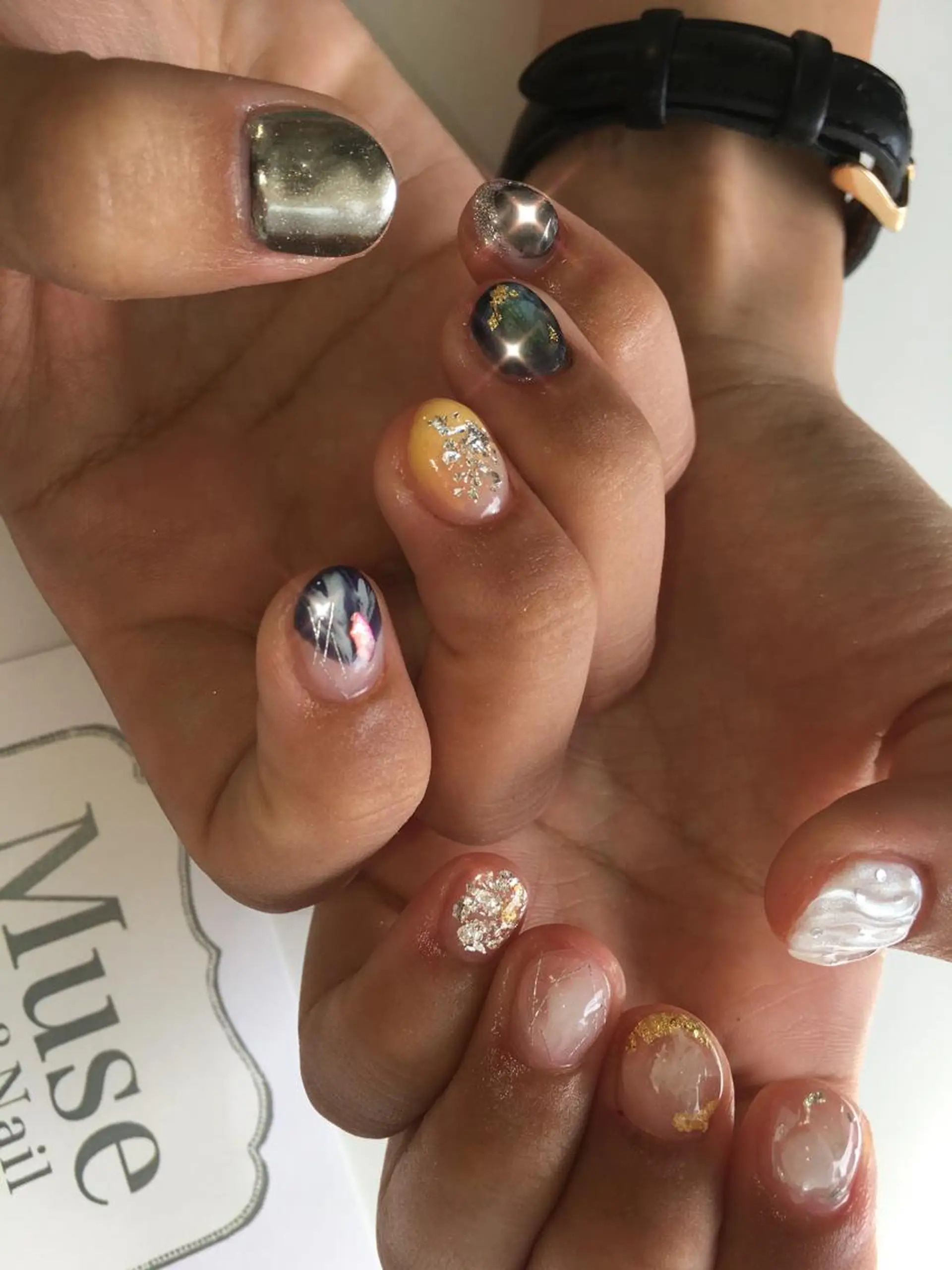 ネイル ニュアンスネイル 隠れ家一戸建て金町 HIROMI 葛飾区のネイルデザイン