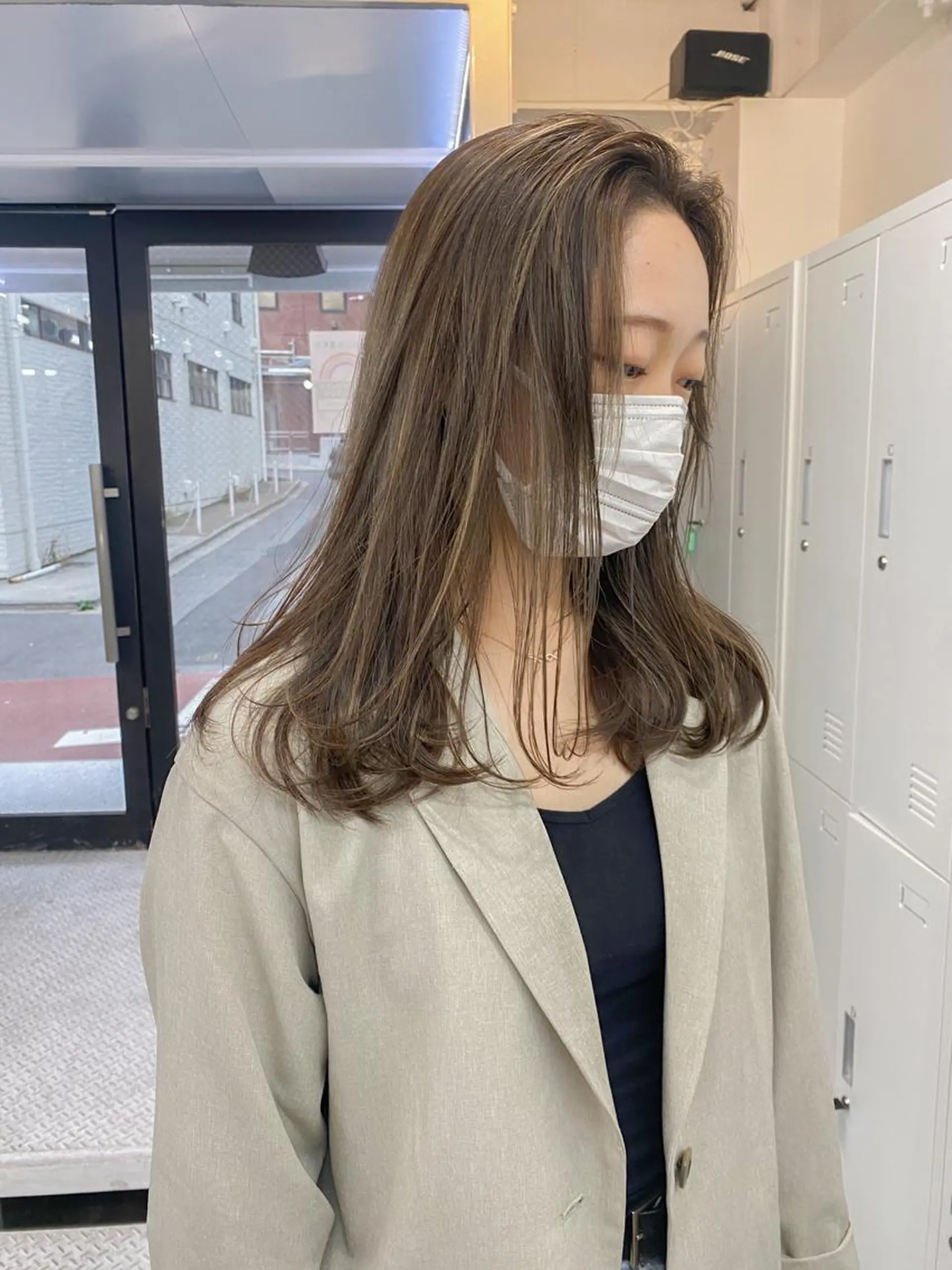 ロング カラー カット ヘアカラー トリートメント 海外デザイン🇺🇸 石渡諒太のヘアスタイル