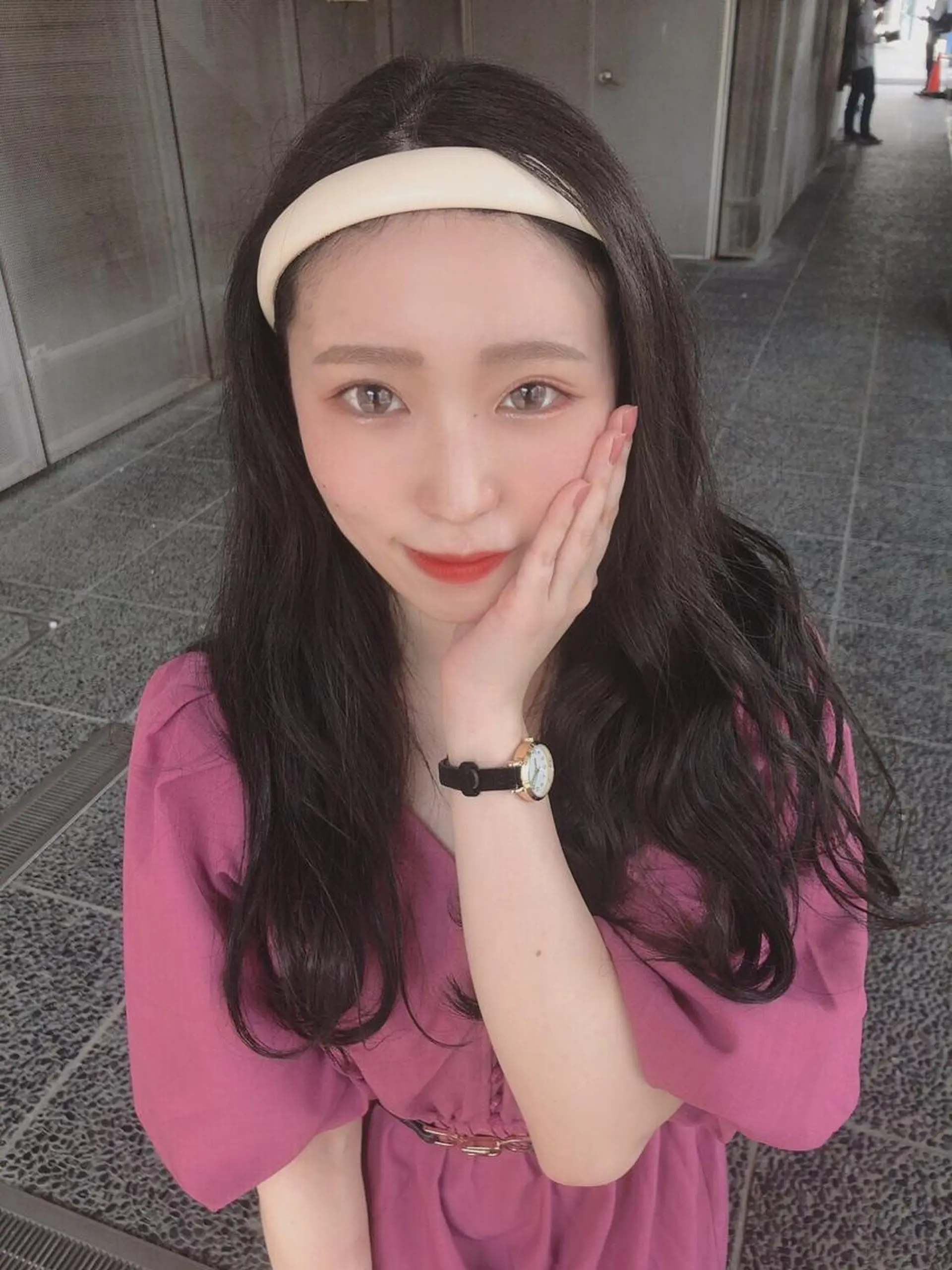 ロング カラー Ate by little所属・青木 梢のヘアスタイル