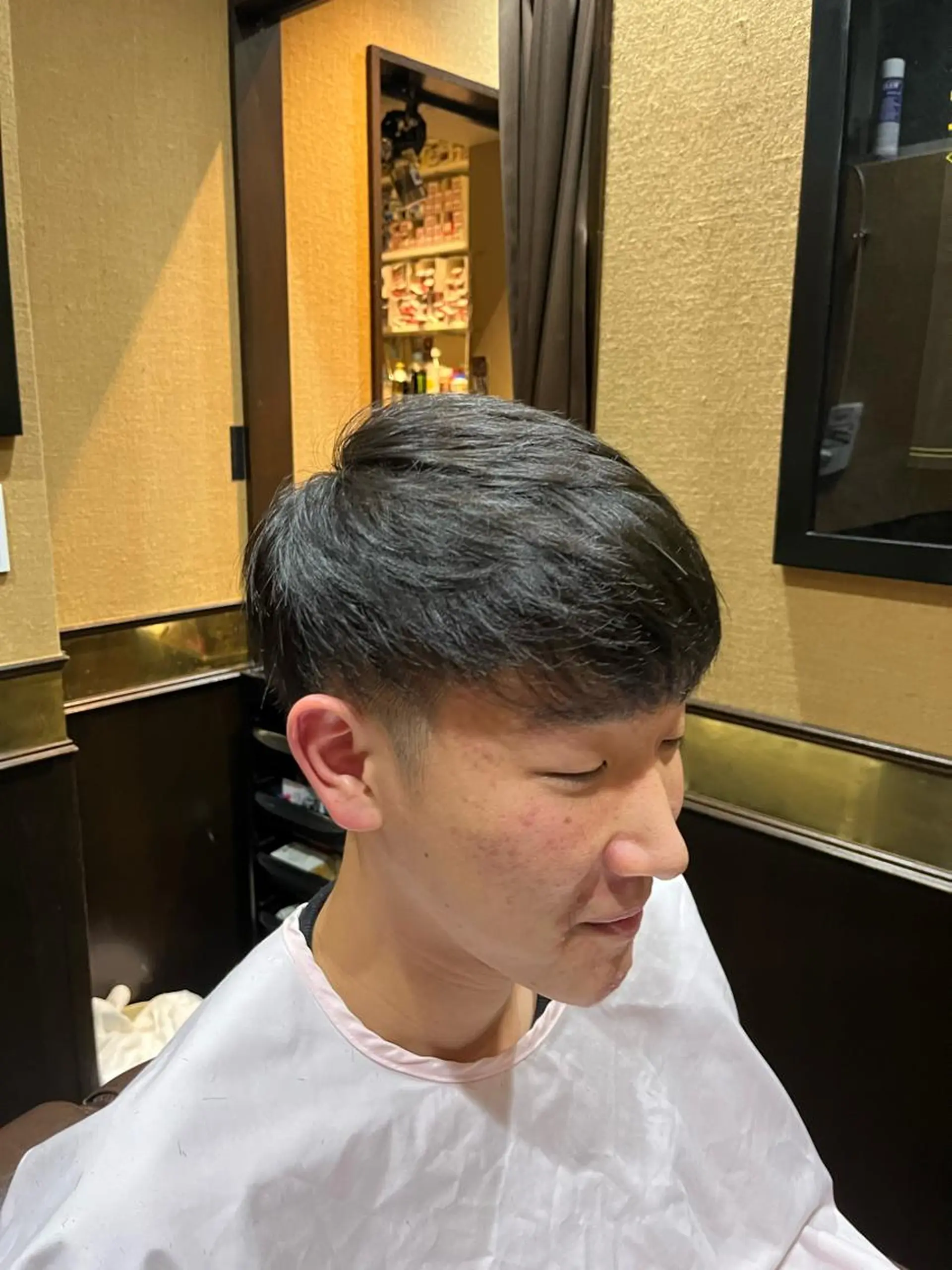 ショート メンズ マッシュ 刈り上げ ショートヘア UNTRACE -BARBER SHOP所属・工藤 千織のヘアスタイル