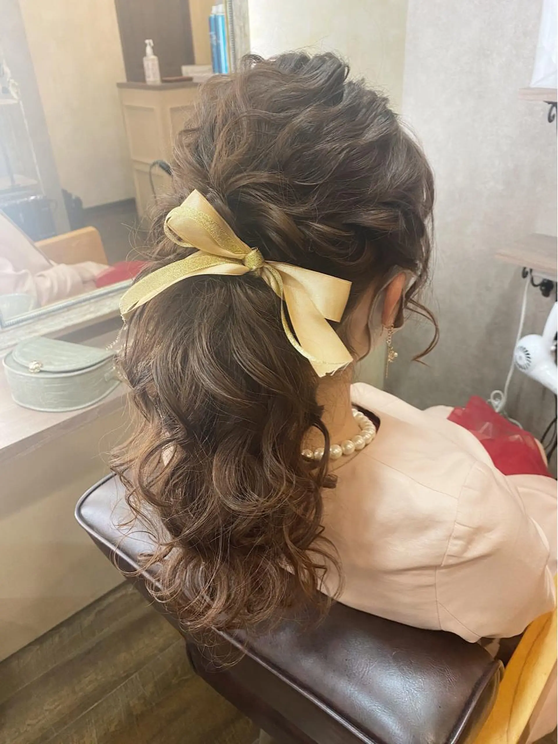 ヘアアレンジ ヘアセット 田井中 悠紀のヘアスタイル