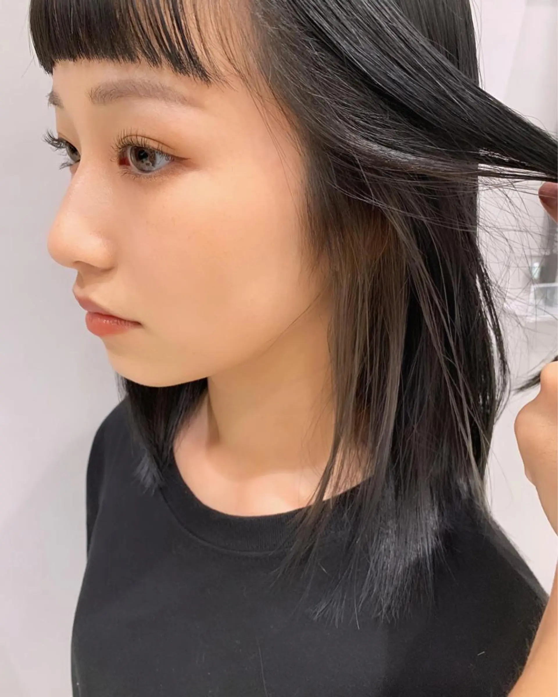 ミディアム カラー イヤリングカラー 古畑 佑悟のヘアスタイル