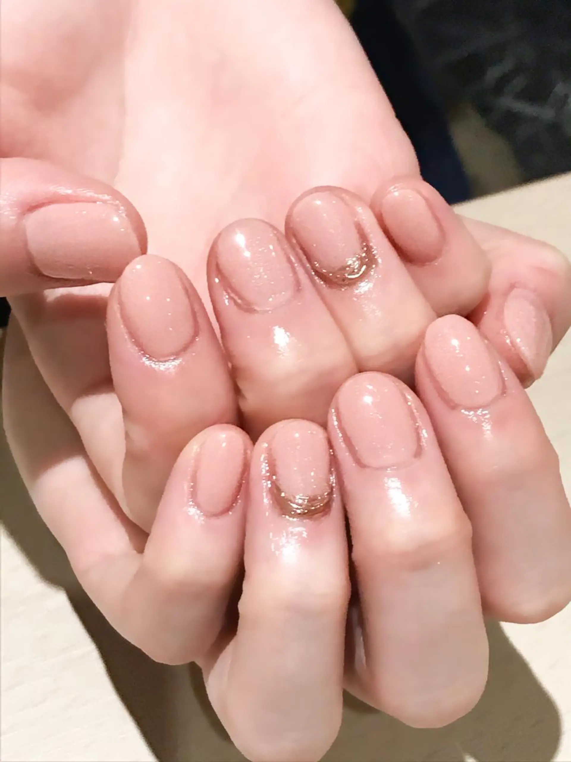 ネイル ジェルネイル ワンカラーネイル 冬ネイル Nyanco Nailのネイルデザイン
