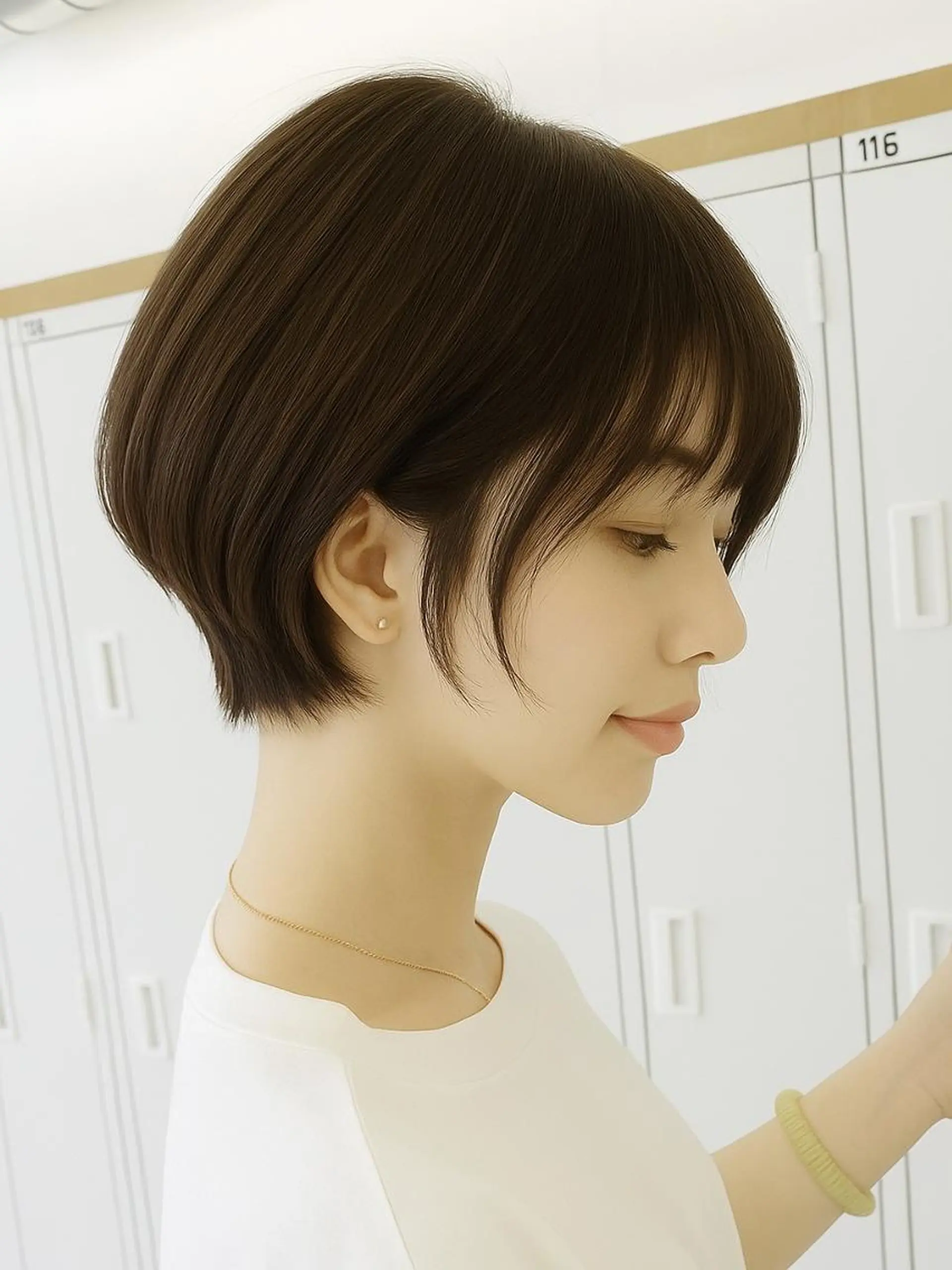 ショート カット ヘアカラー トリートメント 💫お呼ばれヘア💫 髪質改善✨トモエ市川のヘアスタイル