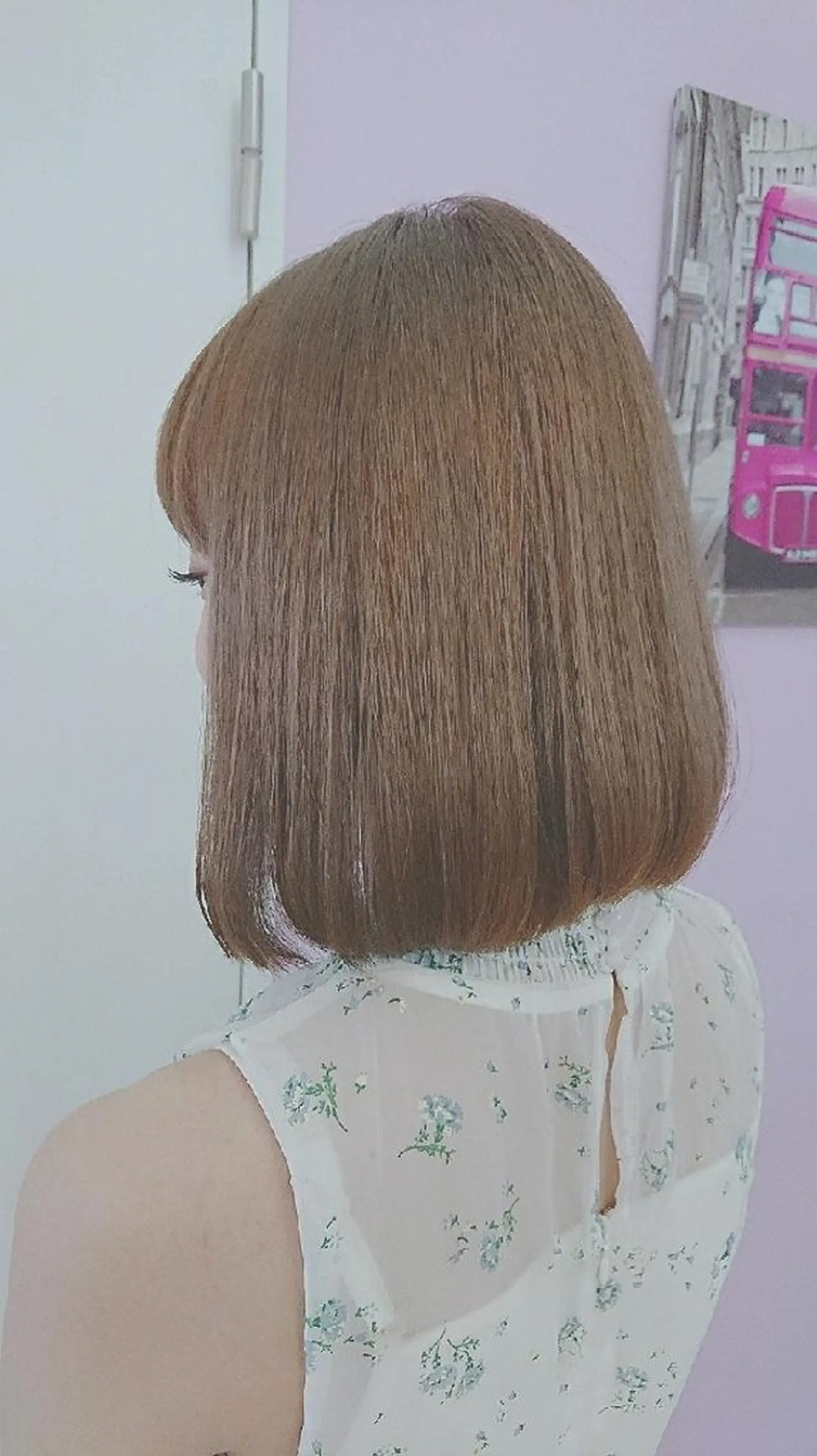 ミディアム ミルクティーブラウン ナカシマ  アユミのヘアスタイル