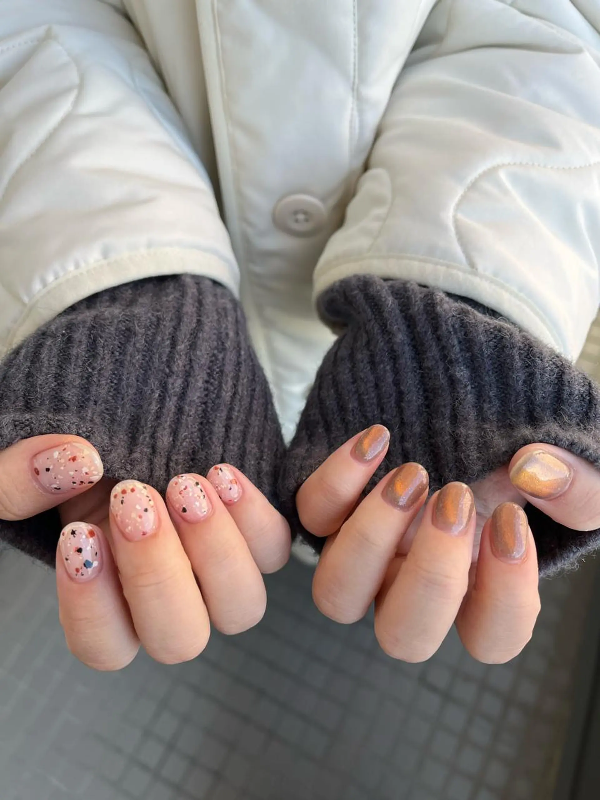 ネイル ハンドネイル 🤎Two ERI🤎のネイルデザイン