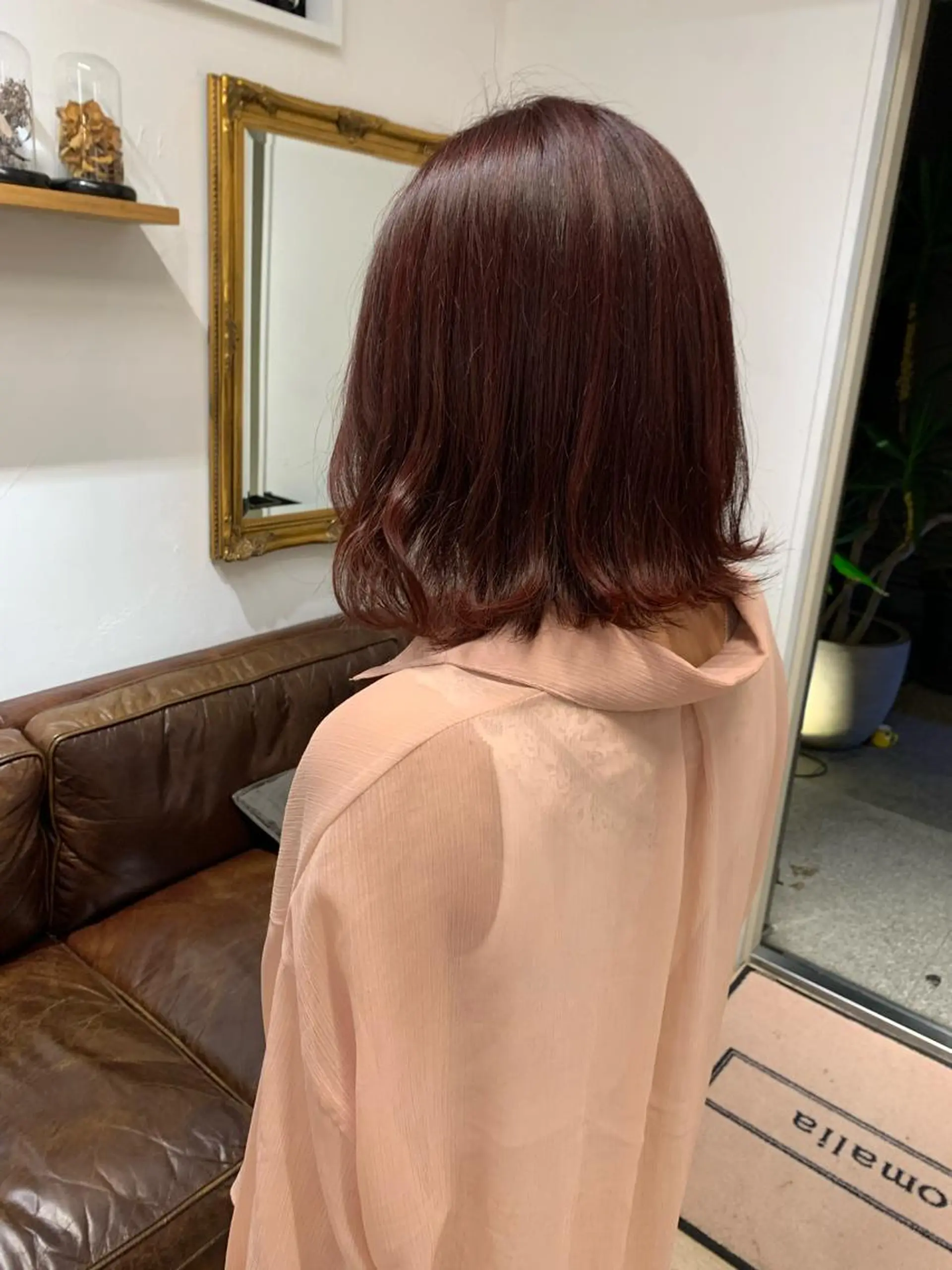 ミディアム カラー REINA☁️透明感 カラー/ぷつっと♡のヘアスタイル