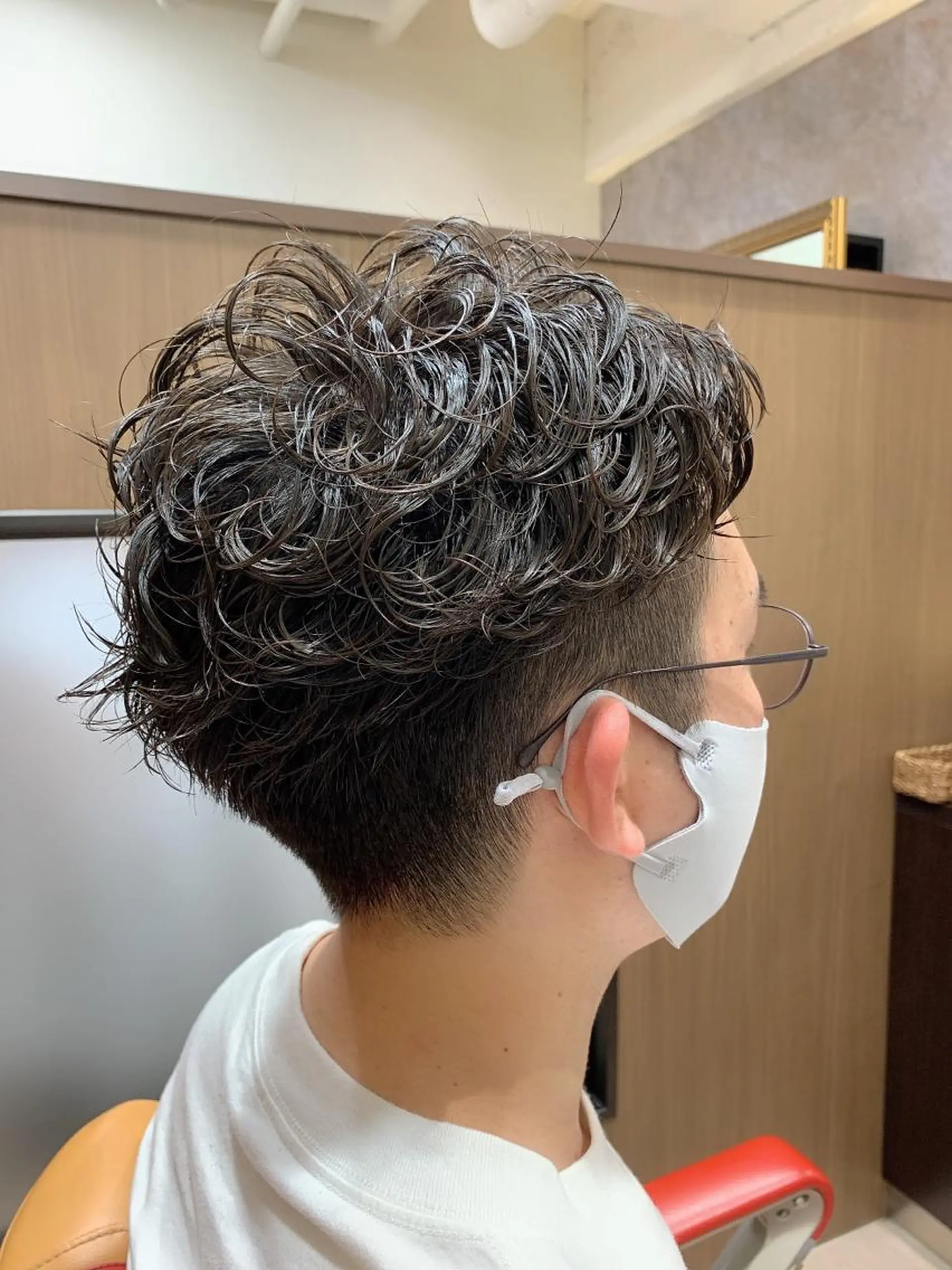 ショート パーマ メンズ mod's hair men所属・モッズヘアメン 我喜屋秀人のヘアスタイル
