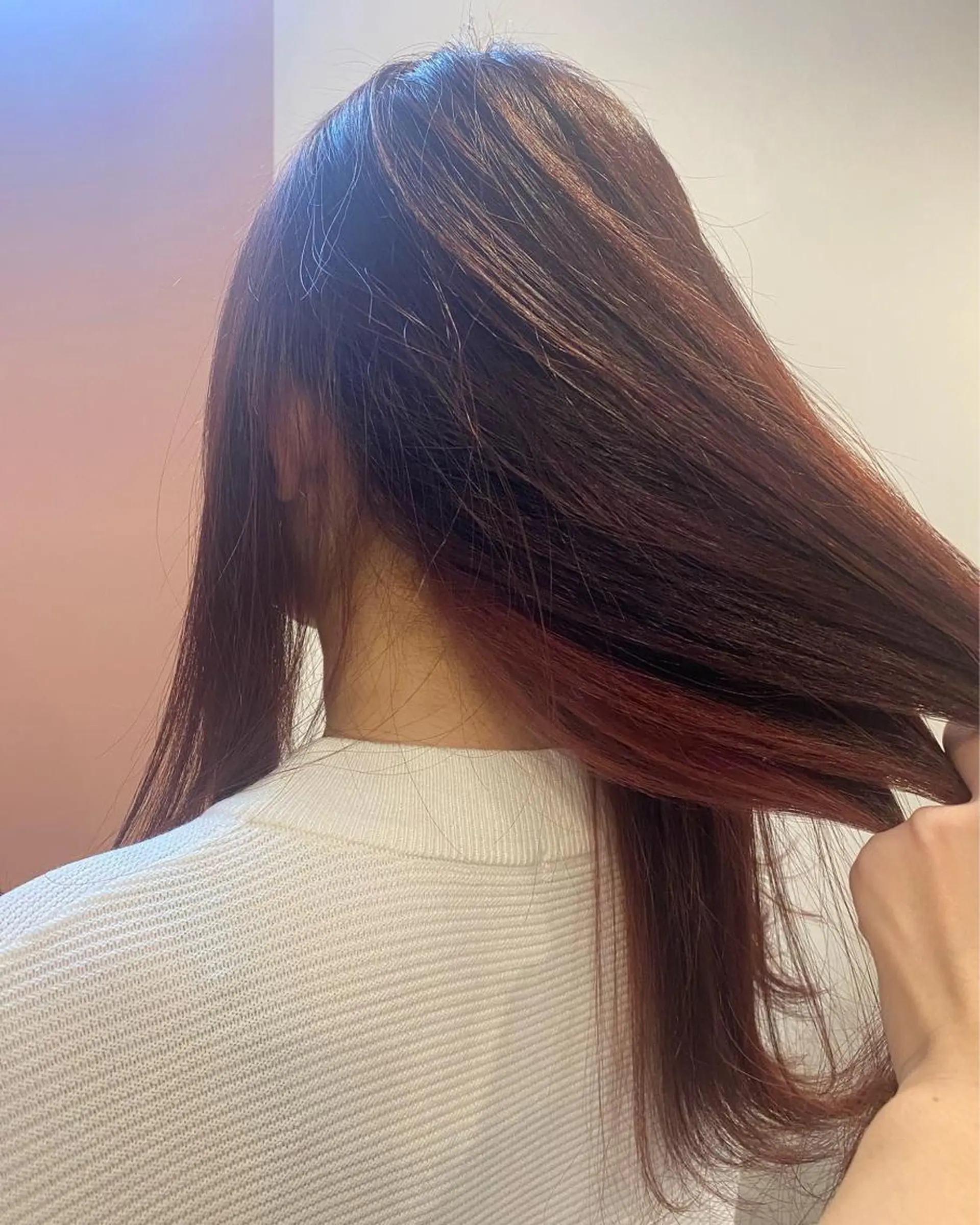 セミロング カラー インナーカラー カット ヘアカラー トリートメント pep所属・pep natsumiのヘアスタイル