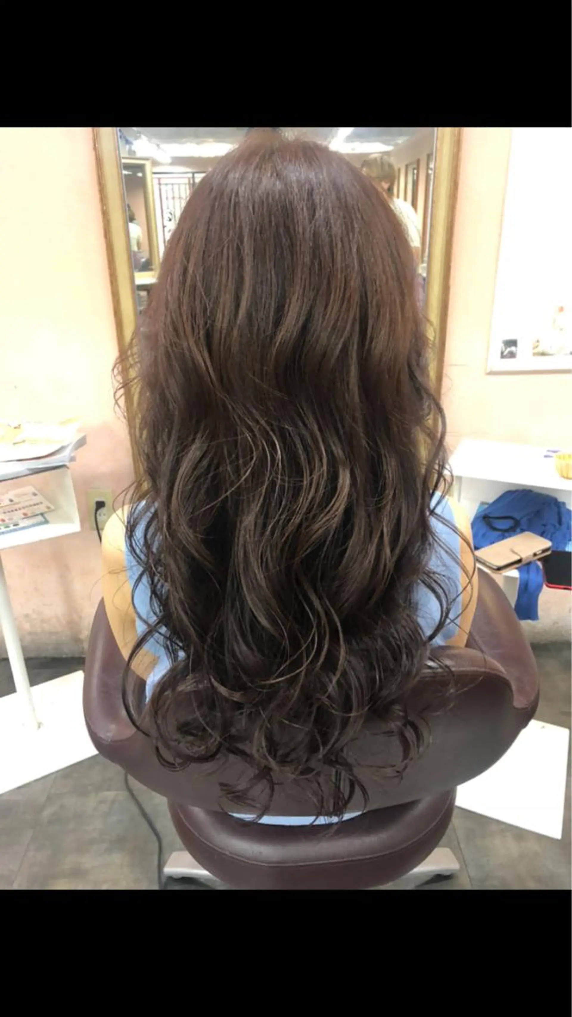 セミロング カラー 髪質改善ケア特化 石田のヘアスタイル