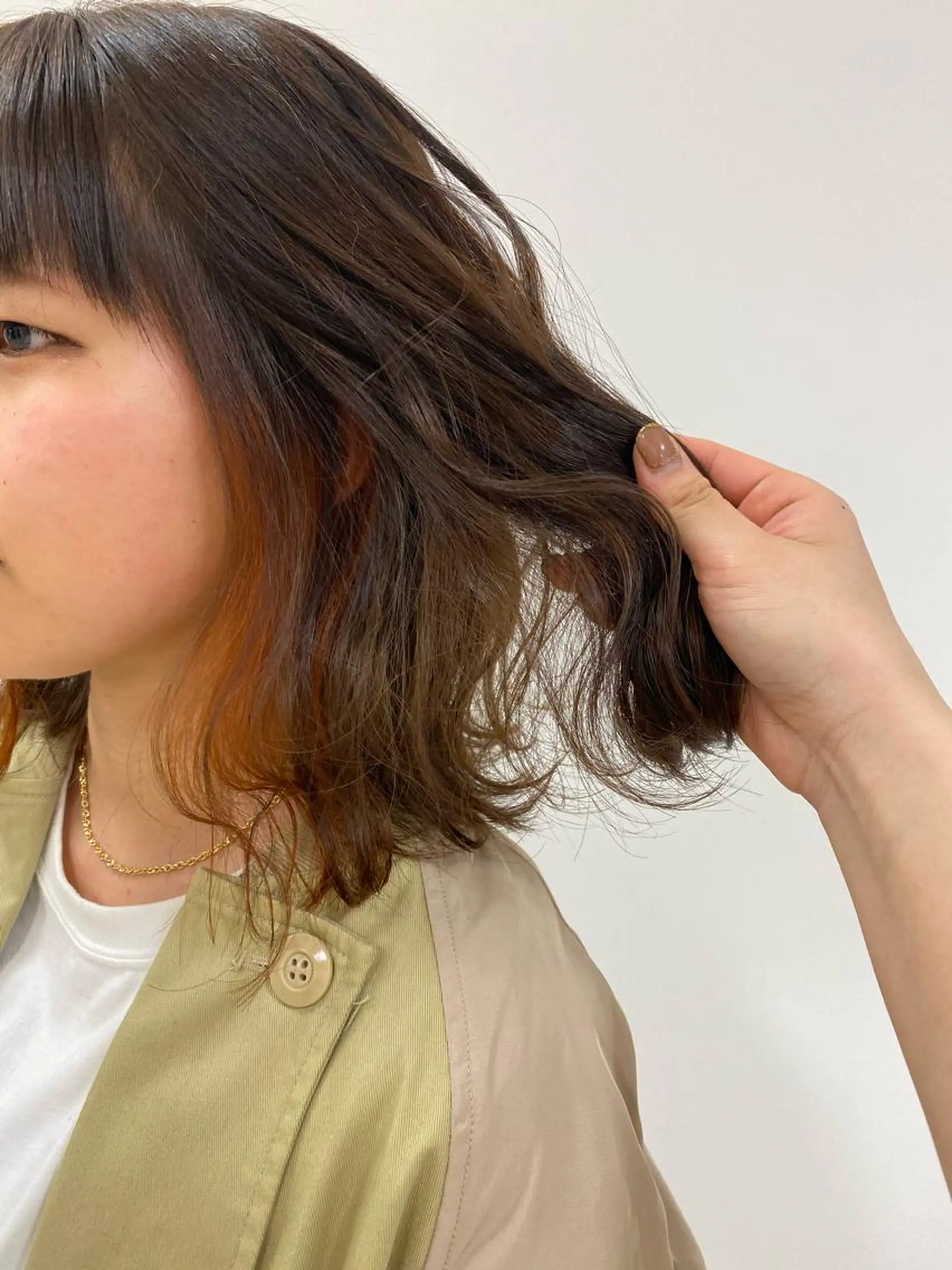 ミディアム カラー レイヤー/ウルフ🤎 mayo.のヘアスタイル