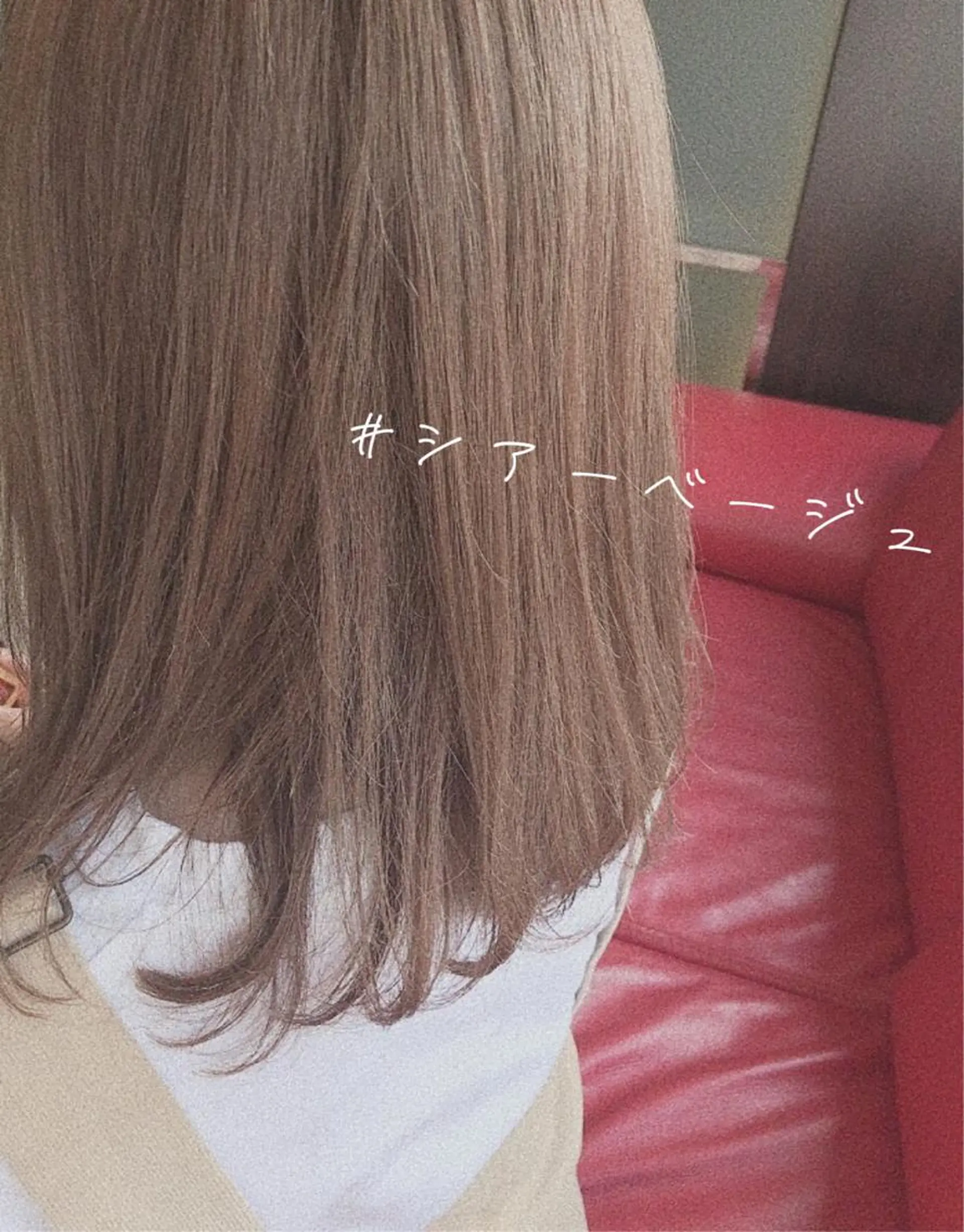 ミディアム カラー ベージュカラー 🌼こやま かおり🌼のヘアスタイル