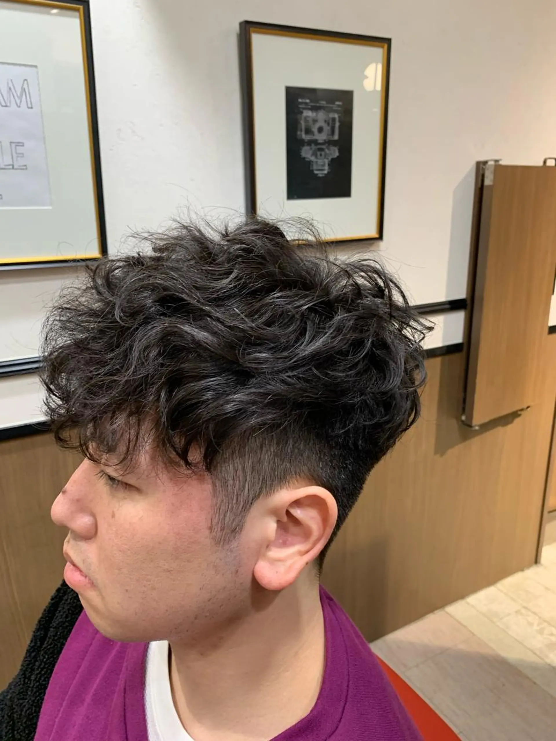 ショート パーマ メンズ mod's hair men所属・モッズヘアメン 我喜屋秀人のヘアスタイル