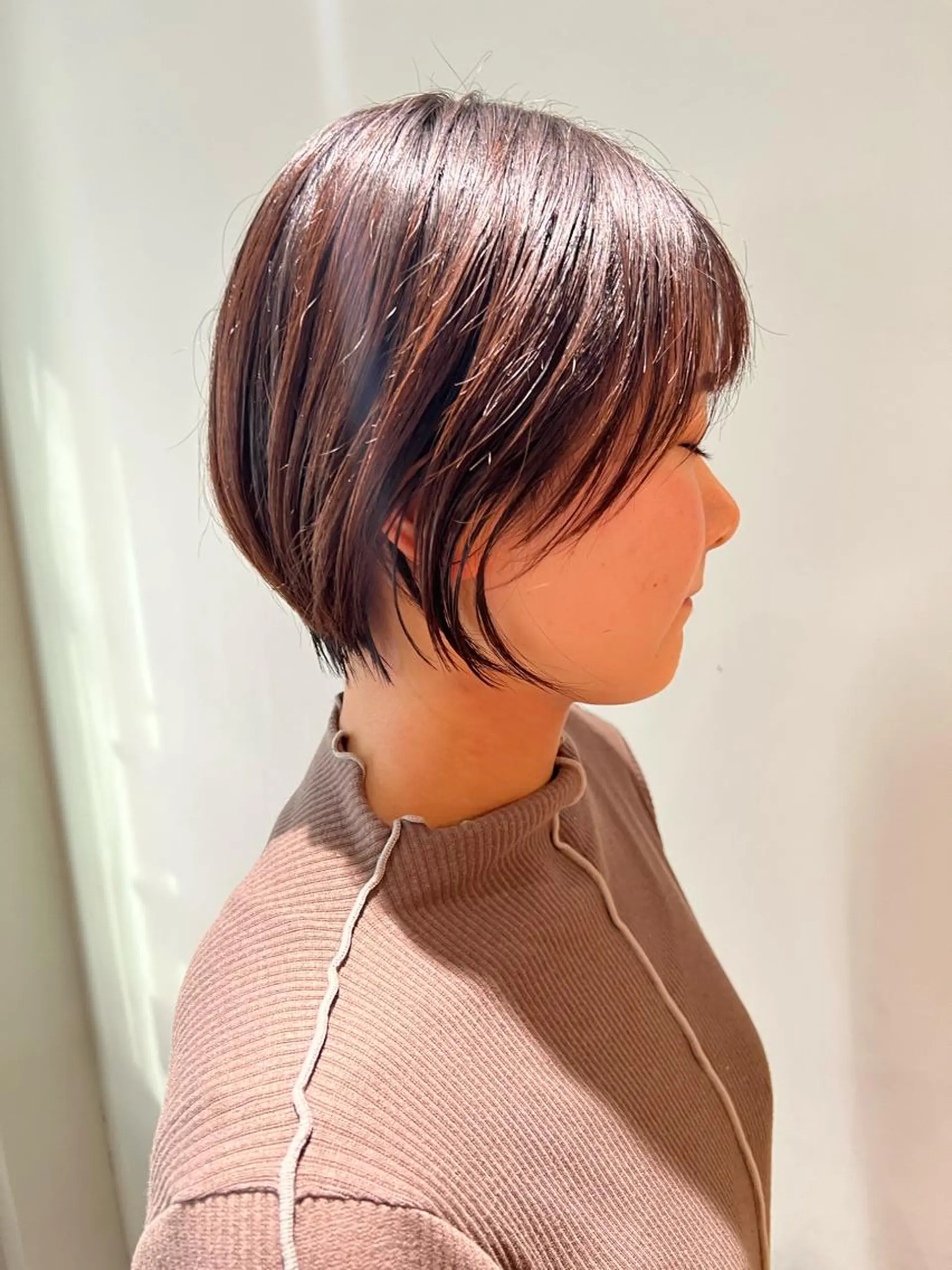 ショート ミディアムパーマ /癖毛パーマのヘアスタイル