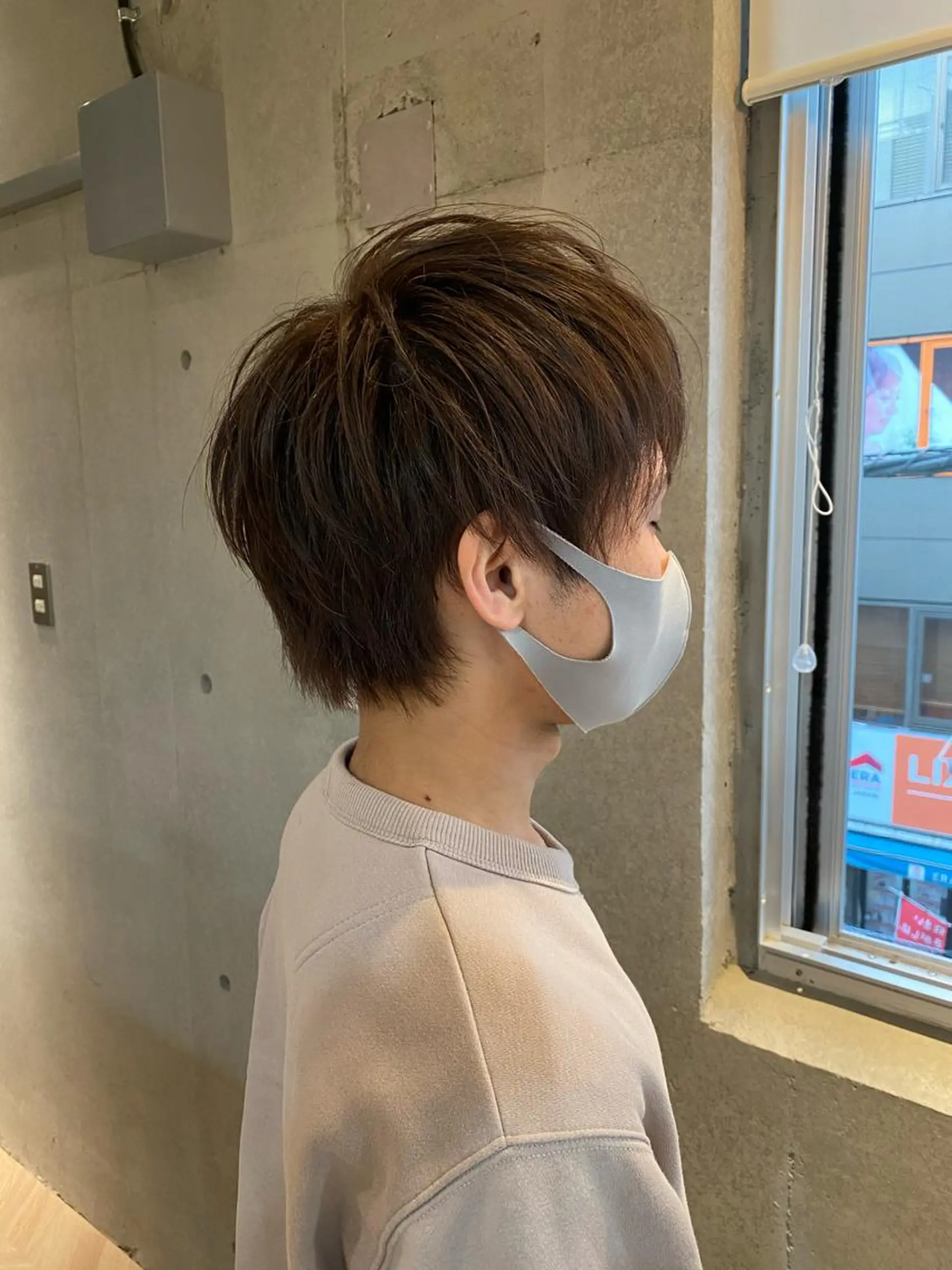 メンズ マッシュ カット ヘアカラー 西山 恵太郎のヘアスタイル