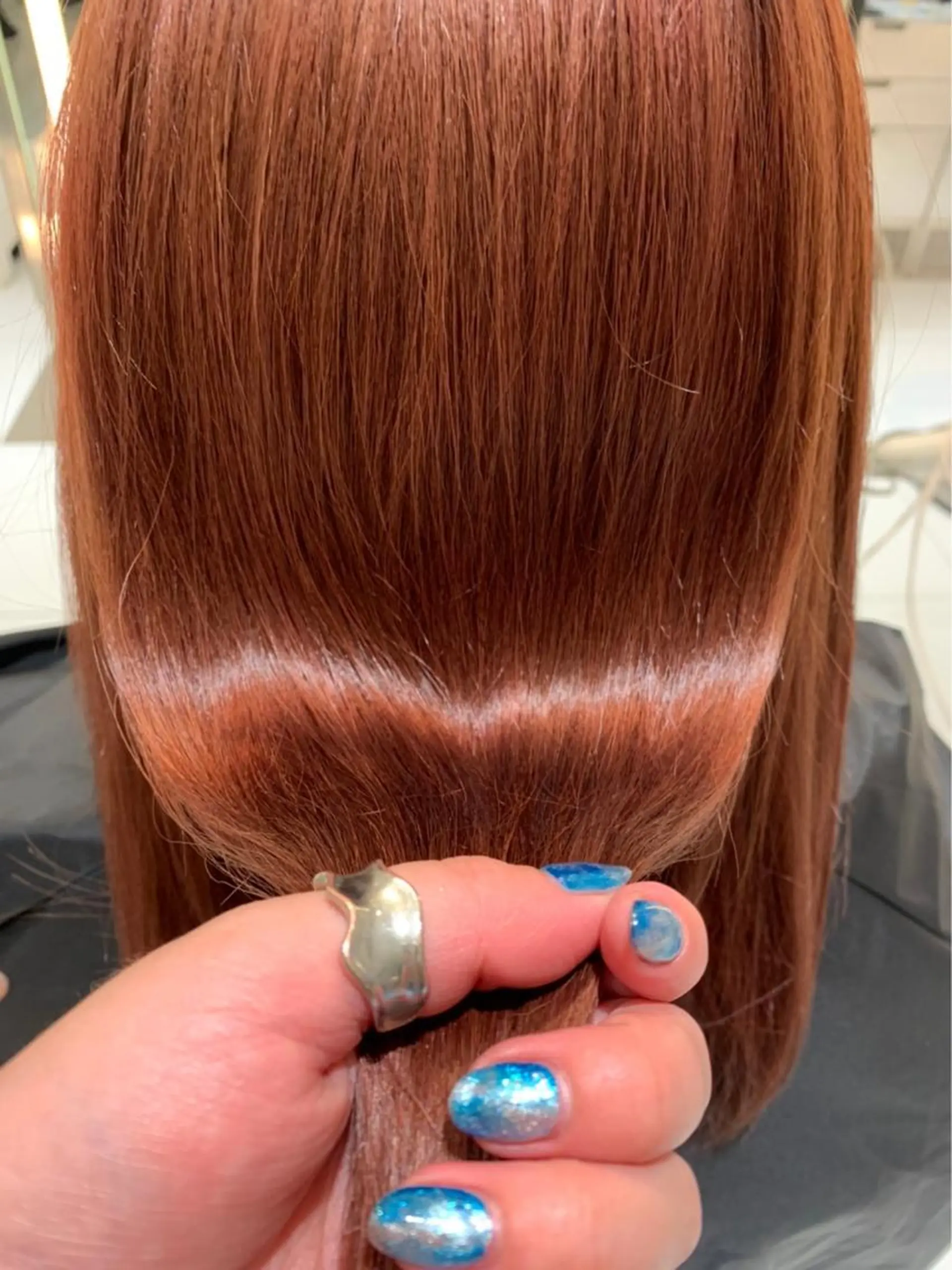 ロング カラー ブリーチ 髪質改善 トリートメント トリートメント ｱｵﾇﾏﾐﾕ☁️ /ボブ/ハイトーン/のヘアスタイル