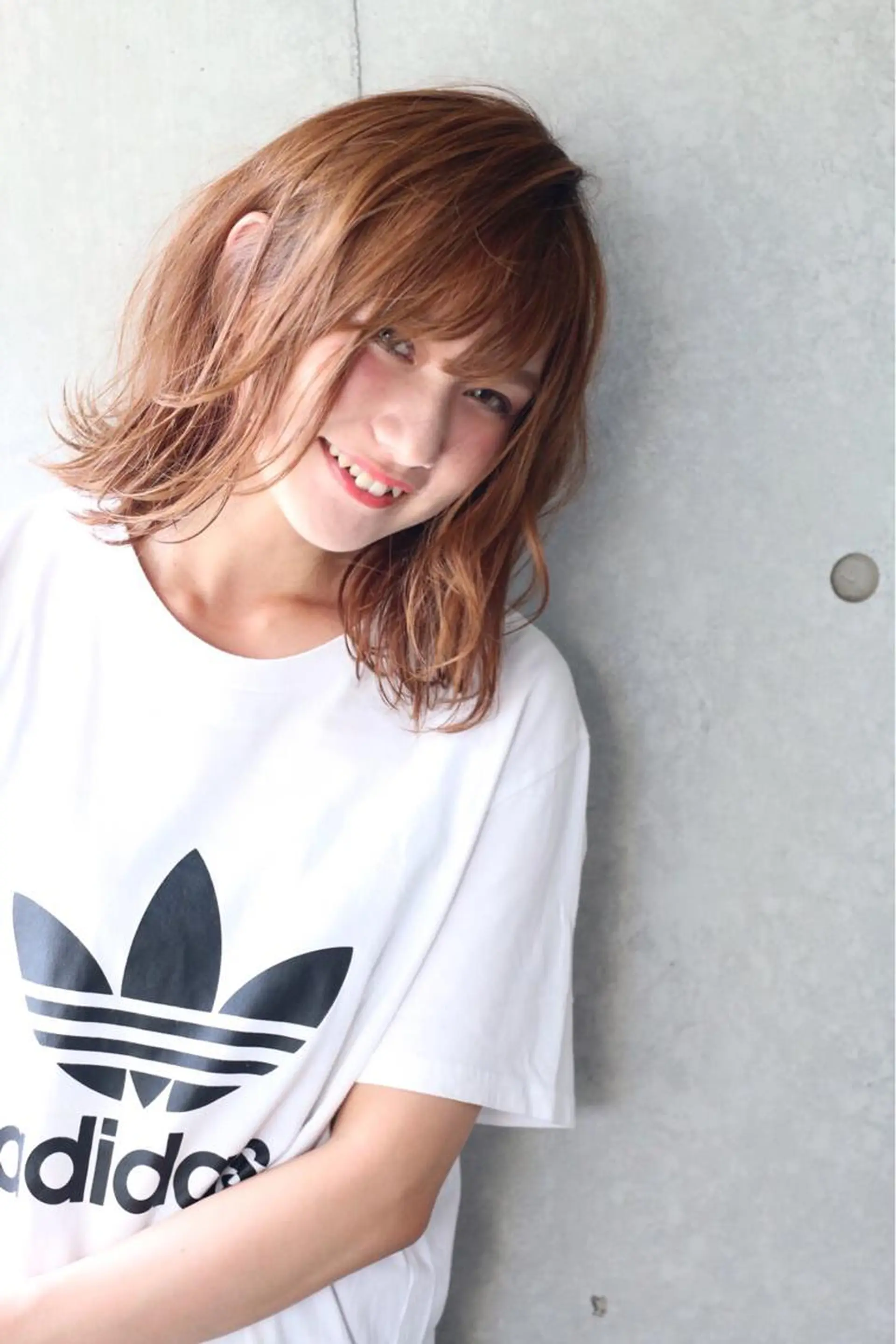 ミディアム ボブ/ショート/ 白髪染め/メンズ葛西のヘアスタイル