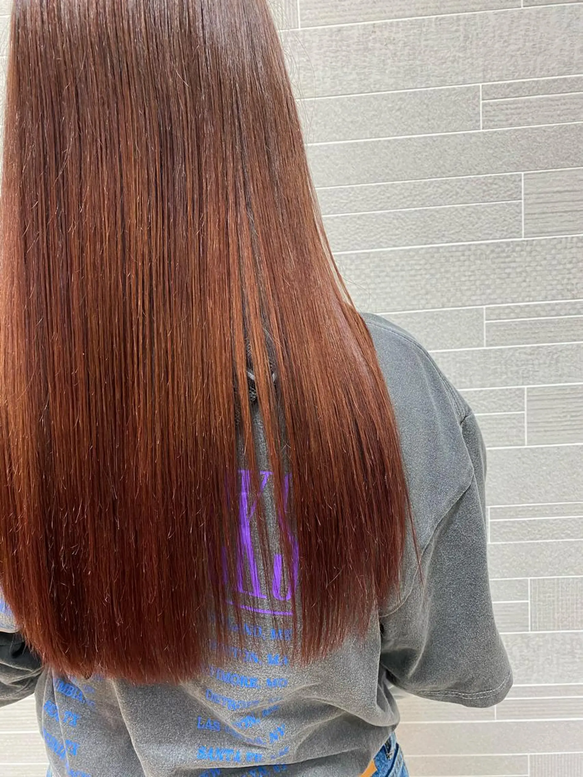 ロング カラー ブリーチ 立川🫧似合わせ 艶髪✨あんどうゆうかのヘアスタイル