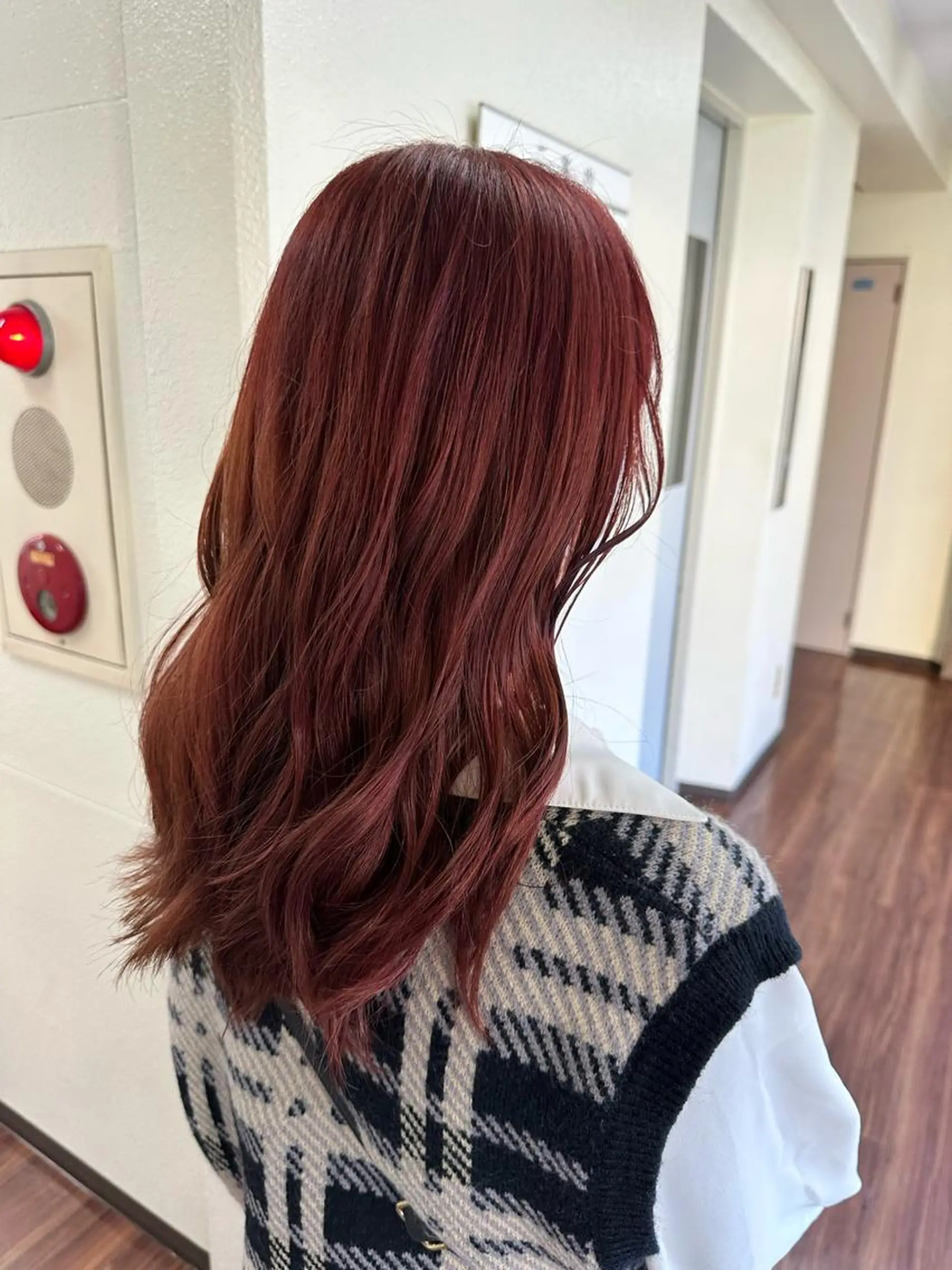 カラー ボルドーカラー ヘアカラー 髪質改善 コレマツのヘアスタイル