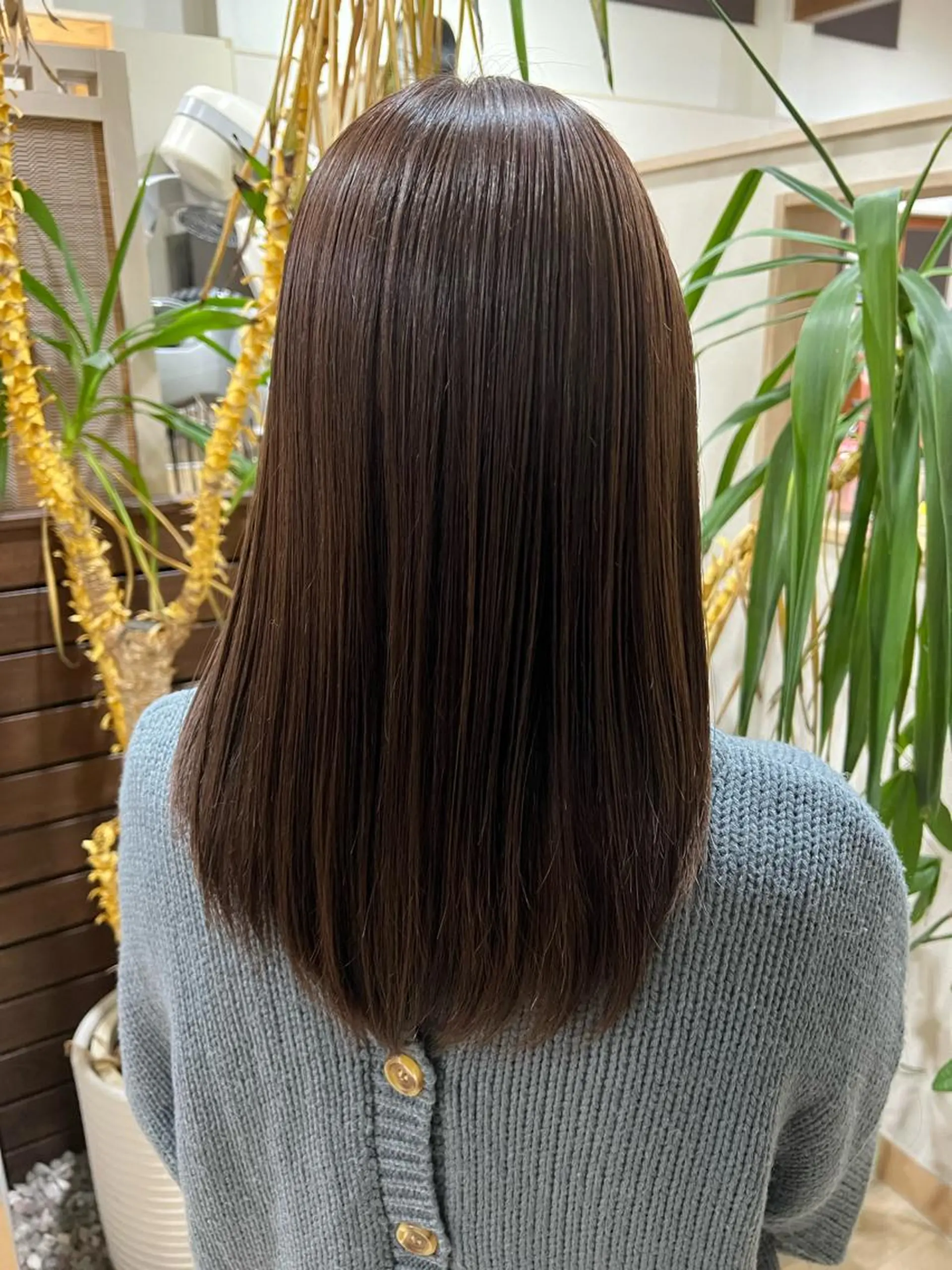 ロング カット 縮毛矯正 仕上がり満足度 No.1池田篤史のヘアスタイル