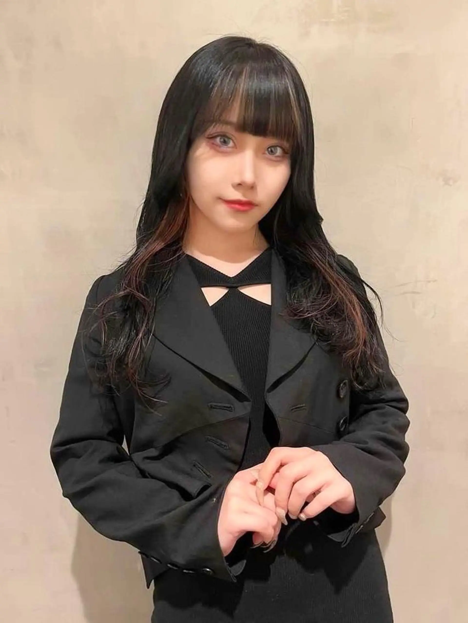 ロング カラー ブロンド オレンジ 顔まわり/暖色 可愛い特化🎀ゆうなのヘアスタイル