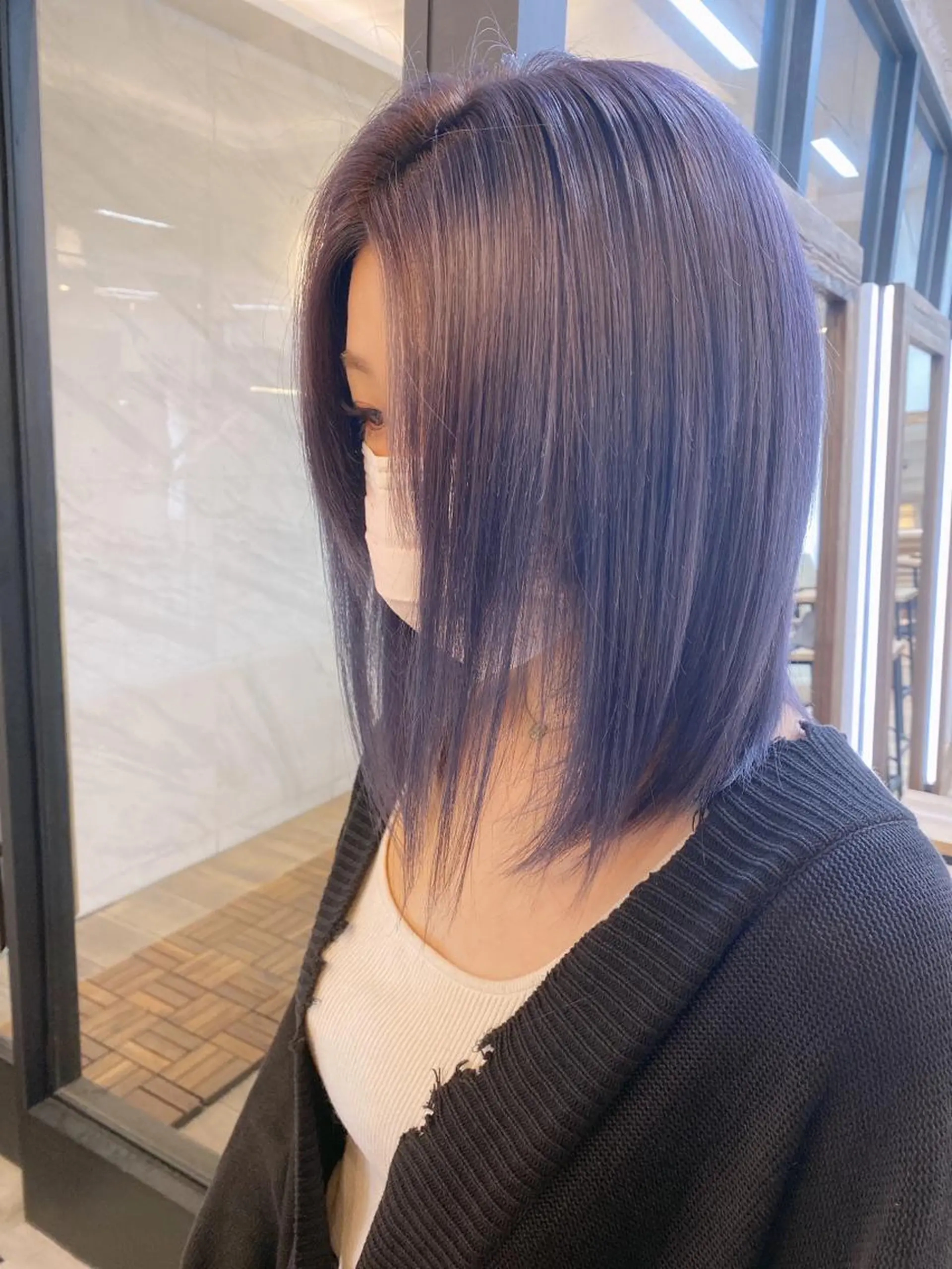 セミロング カラー ラベンダーカラー 🎗大槻 武士🎗のヘアスタイル