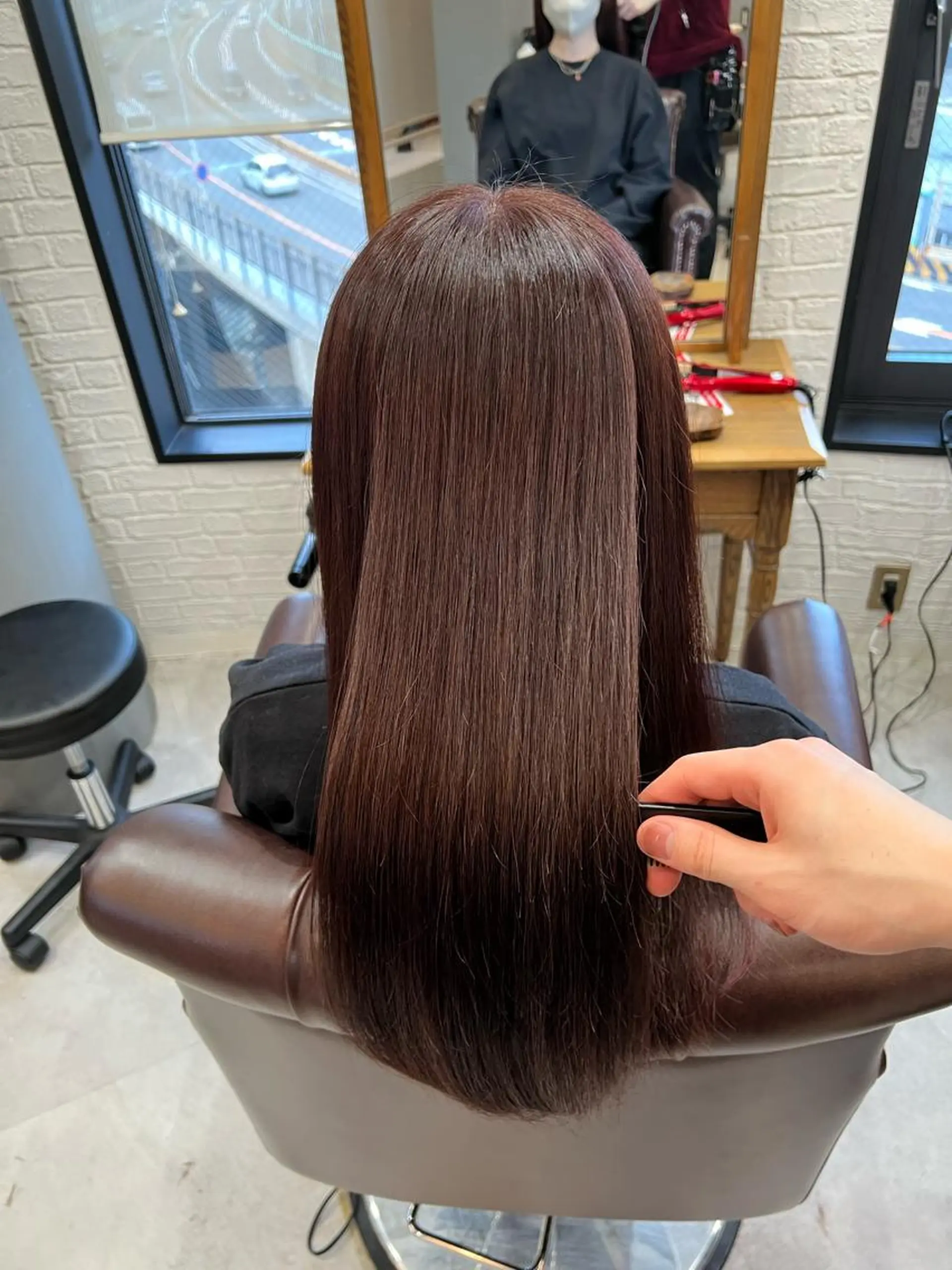 ロング カラー カット トリートメント 髪質改善ストレート Kantaのヘアスタイル