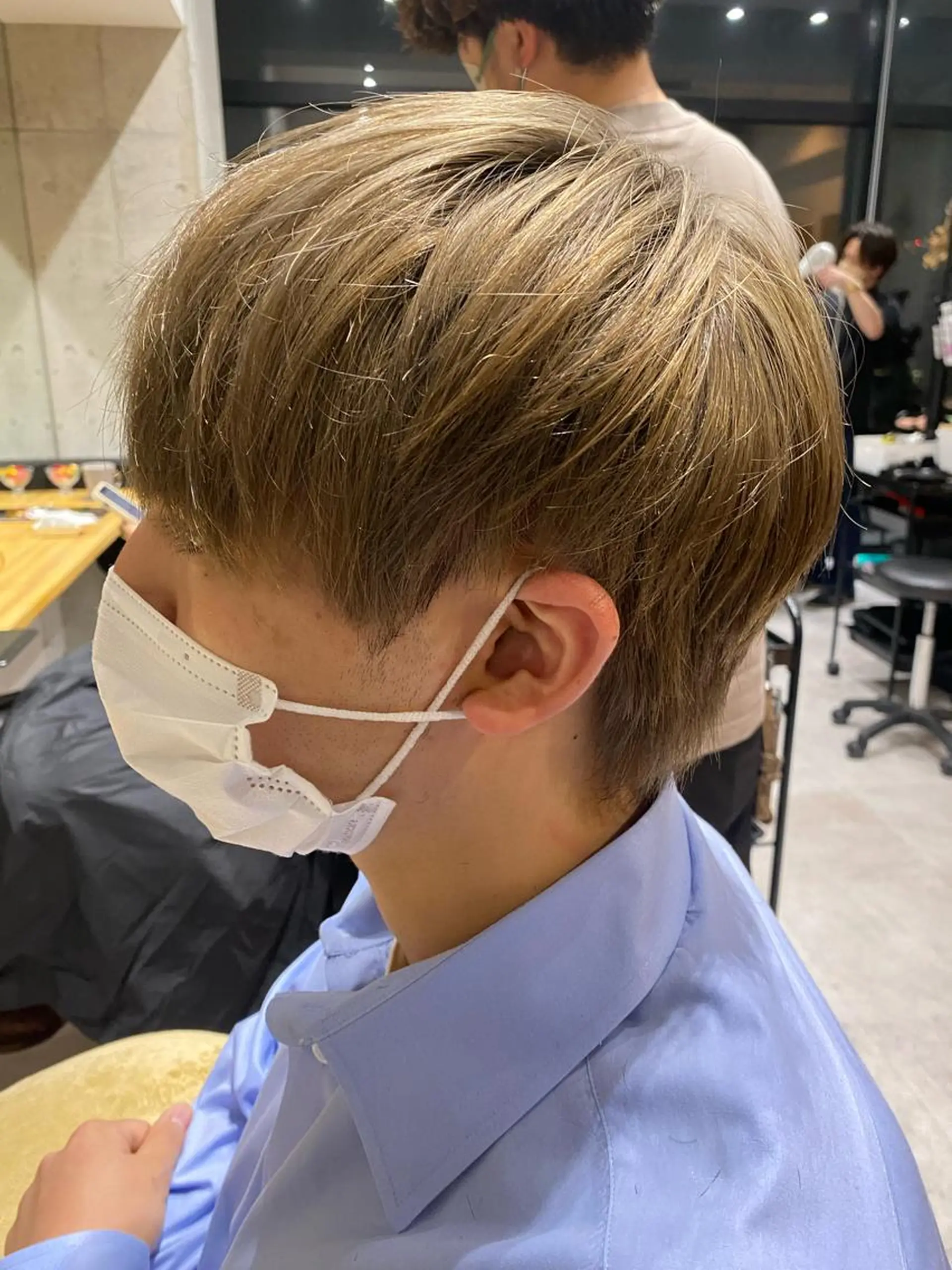 ミディアム カラー メンズ ヘアカラー トリートメント Dxxxx III所属・女性目線の大人 メンズ*Ayakaのヘアスタイル