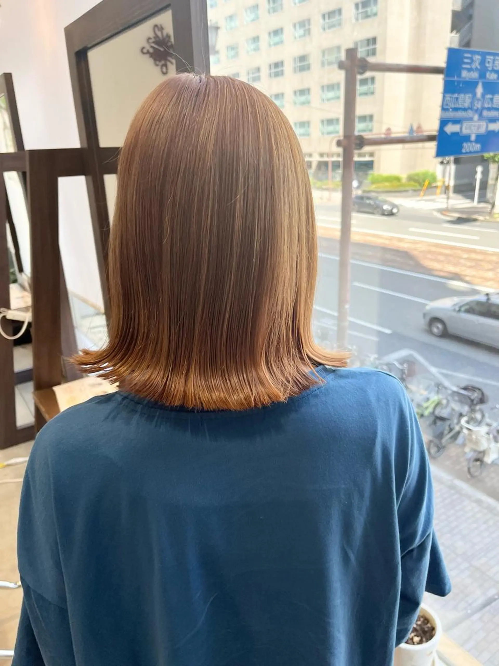 ミディアム カラー imua所属・中村 桃子のヘアスタイル