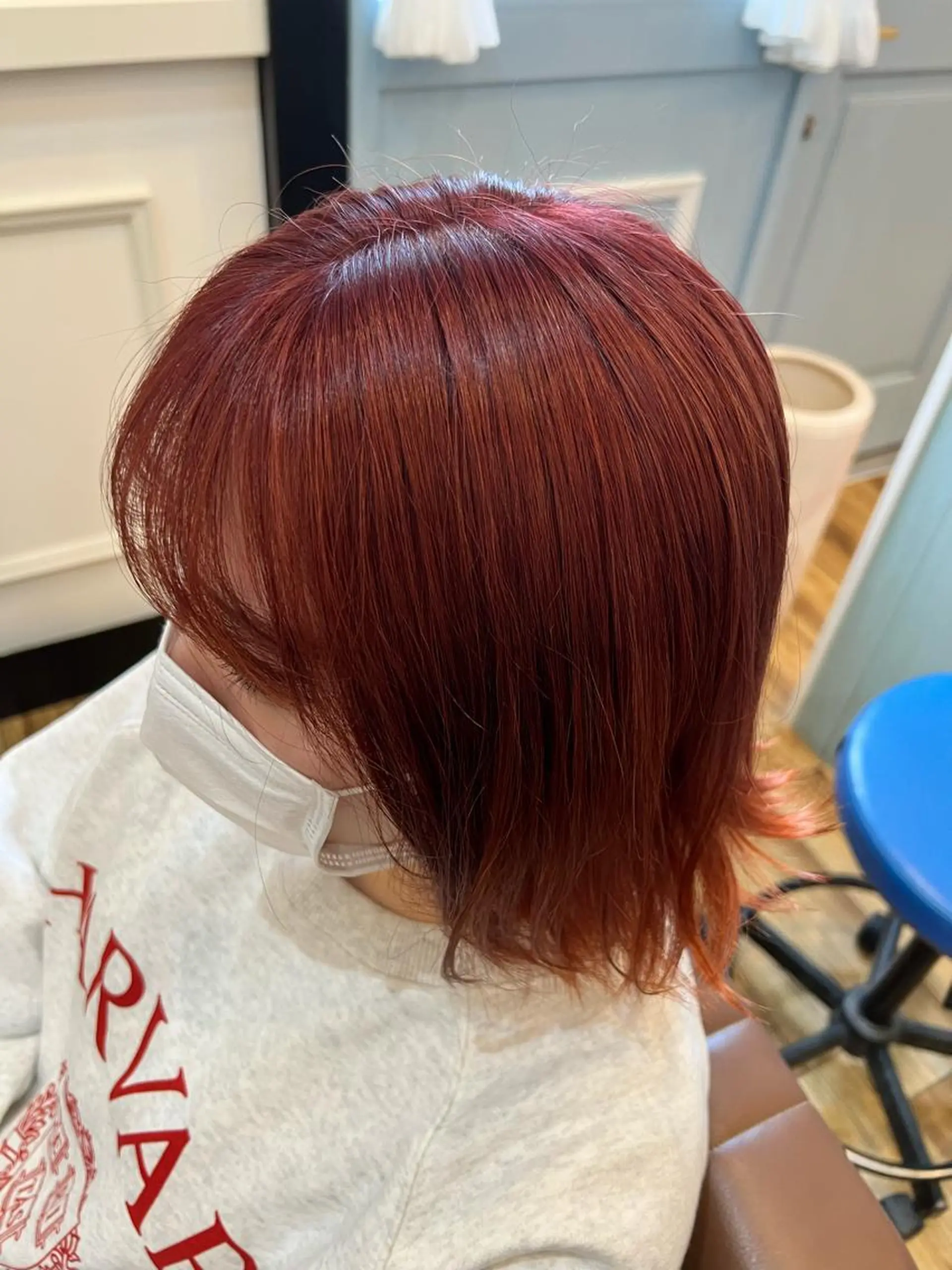 ミディアム カラー ブリーチ ピンクカラー レッドカラー 美容室Class所属・🐰ハイトーンカラー 畠山　渡🐰のヘアスタイル