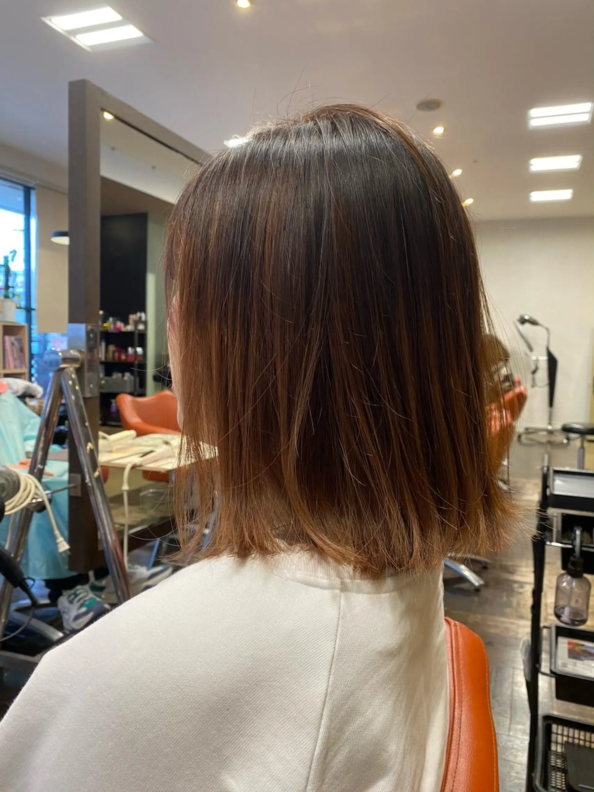 ミディアム カラー ブラウンカラー グラデーションカラー ヘアカラー トリートメント デザインカラー🌈 高木リョウのヘアスタイル
