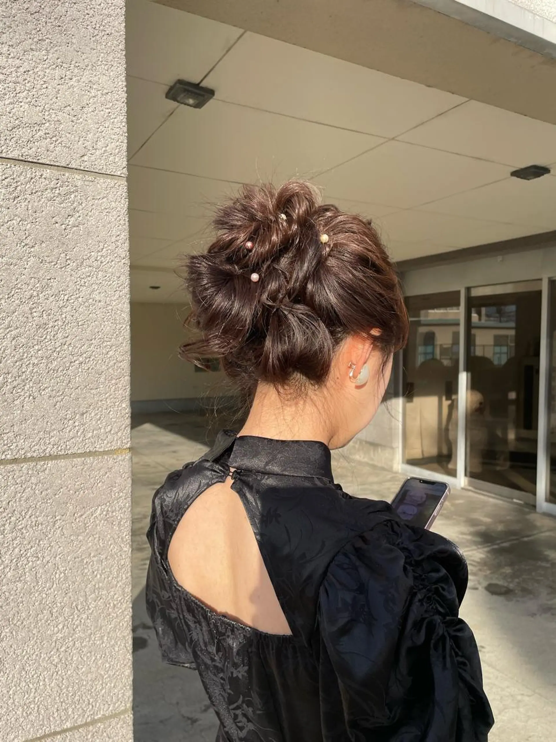 ヘアアレンジ 結婚式・ブライダル GO TODAY  シェアサロン札幌店所属・kana .のヘアスタイル