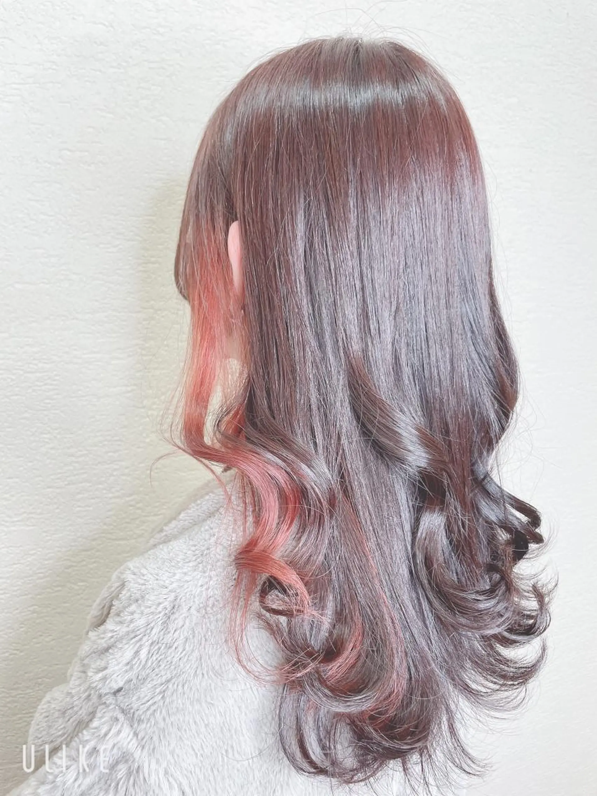 ロング カラー レッドカラー カット ヘアカラー ❣️モードケイズ塚口 和田一将のヘアスタイル