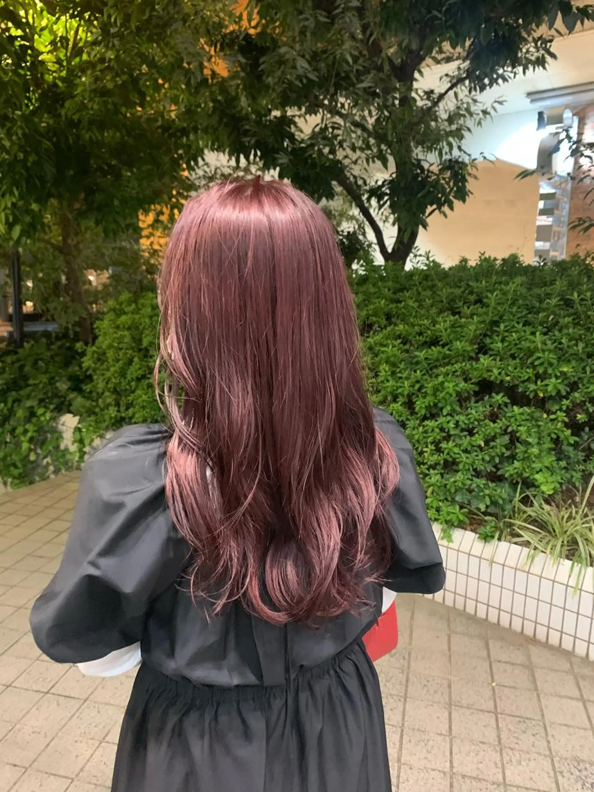 ロング カラー ブリーチ ブリーチなしカラー yukie🌷 /暖色🍒梅田サロンのヘアスタイル