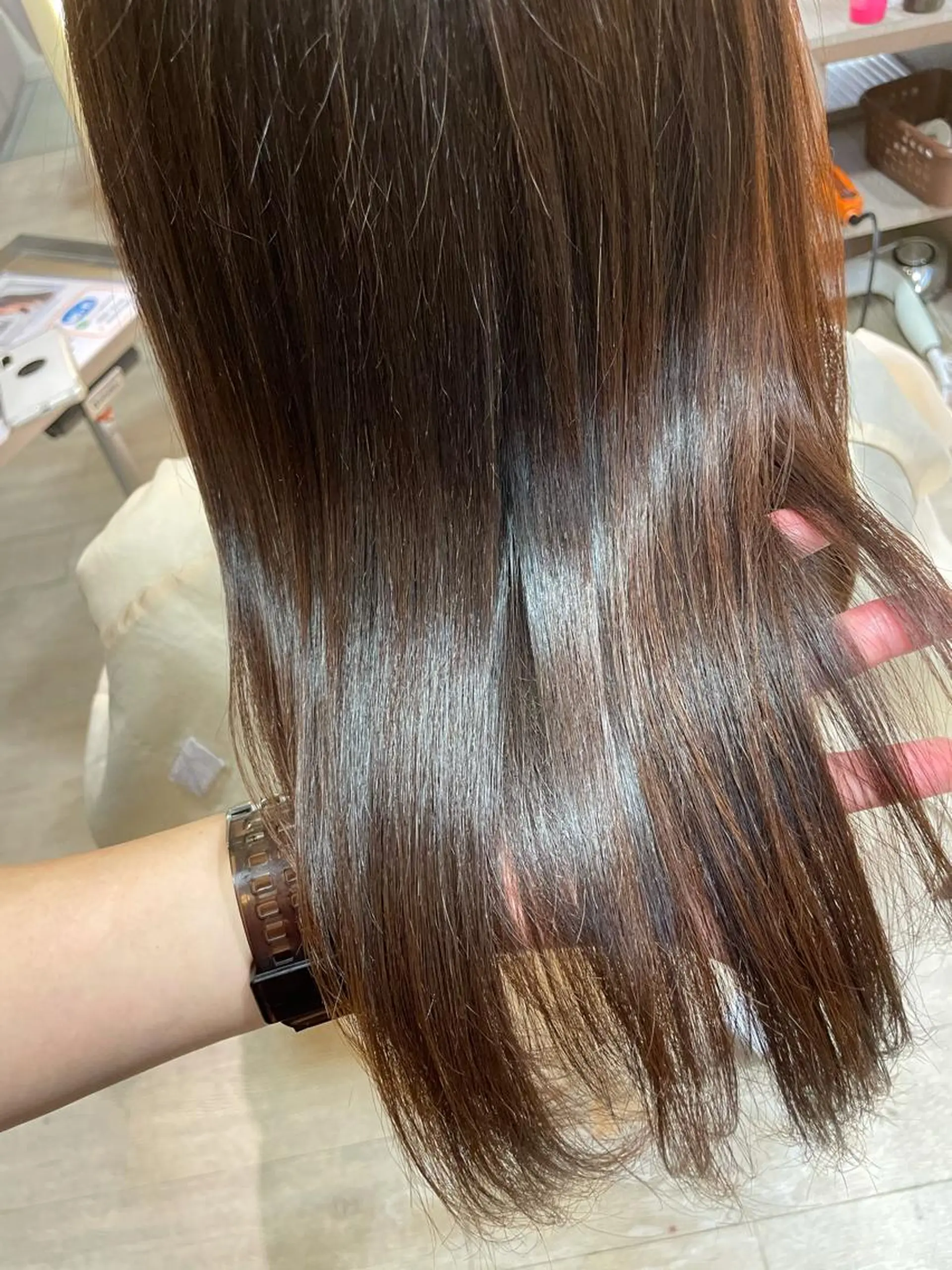 ロング 縮毛矯正 松佐 ゆかりのヘアスタイル