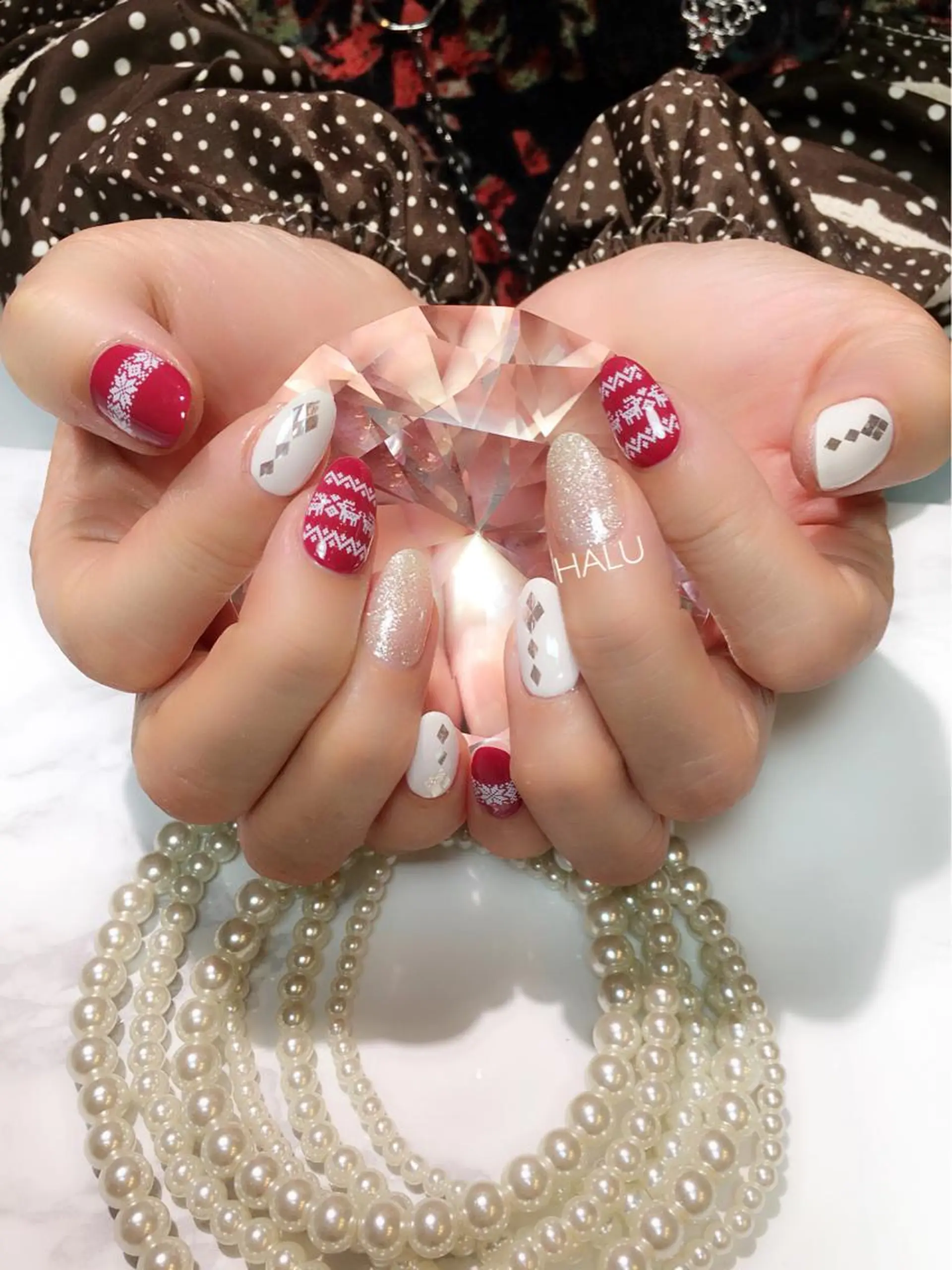 ネイル キラキラネイル HALU ハルのネイルデザイン