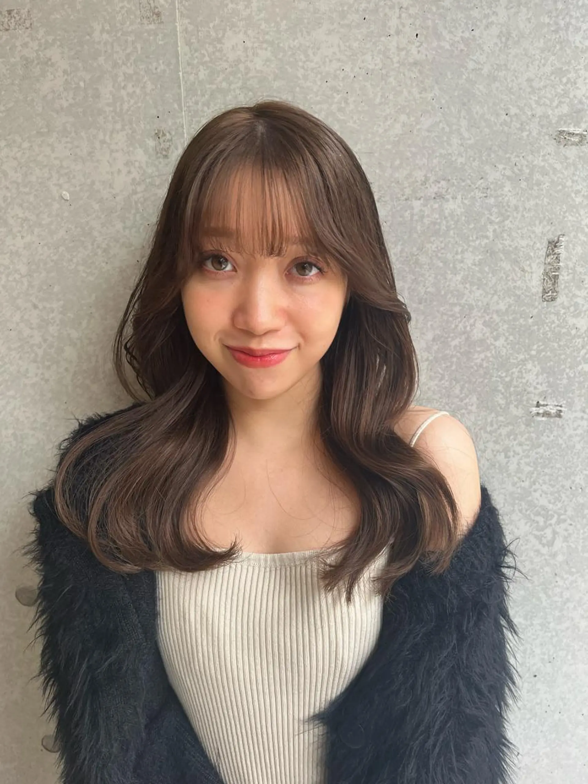 セミロング くびれヘア 韓国ヘア/耳ツボジュ エリー♡ayumuのヘアスタイル