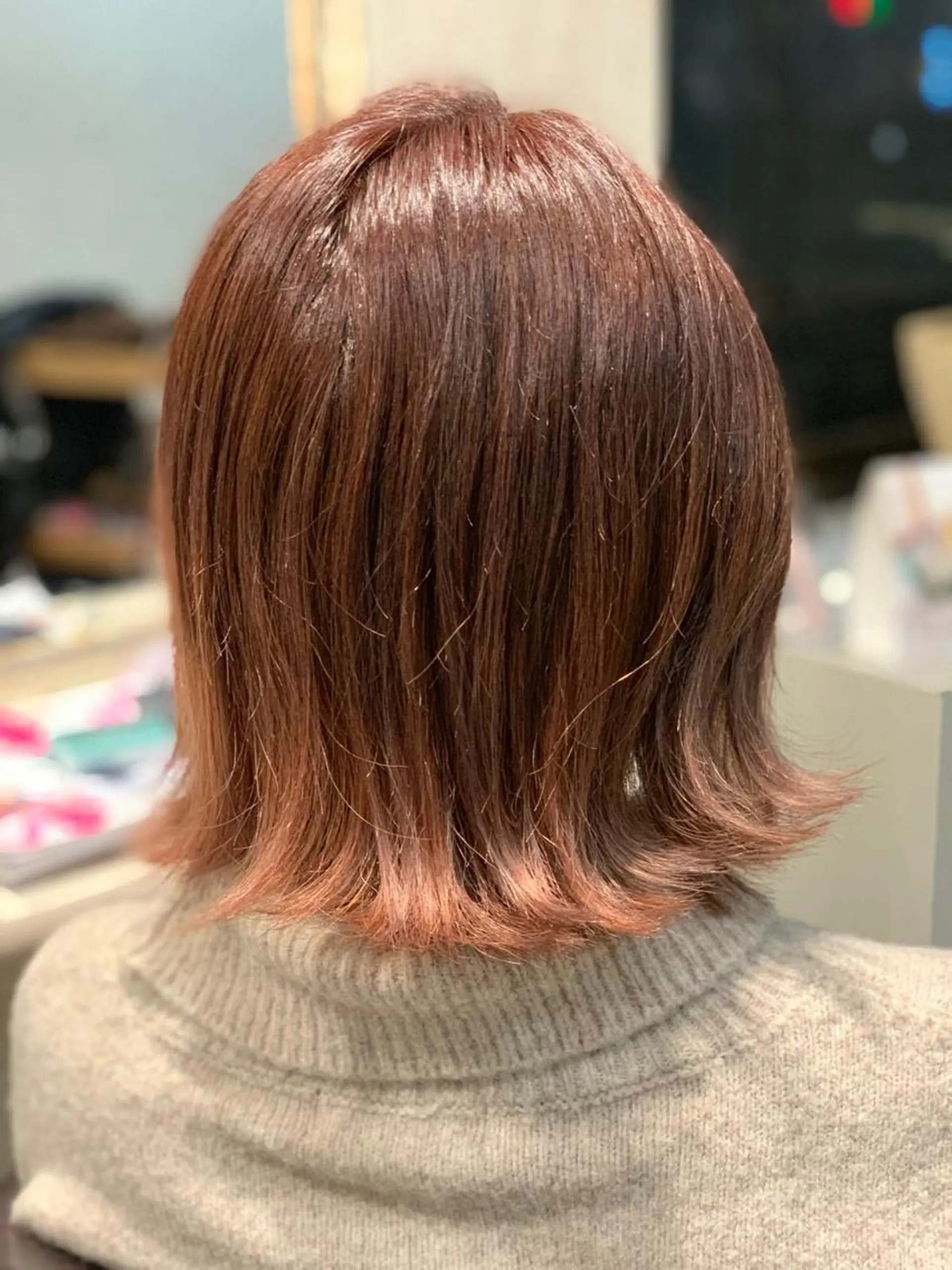 ショート カラー ピンクカラー ヘアカラー トリートメント LUXBE LUCE那覇イオン店所属・LUXBE LUCEのヘアスタイル