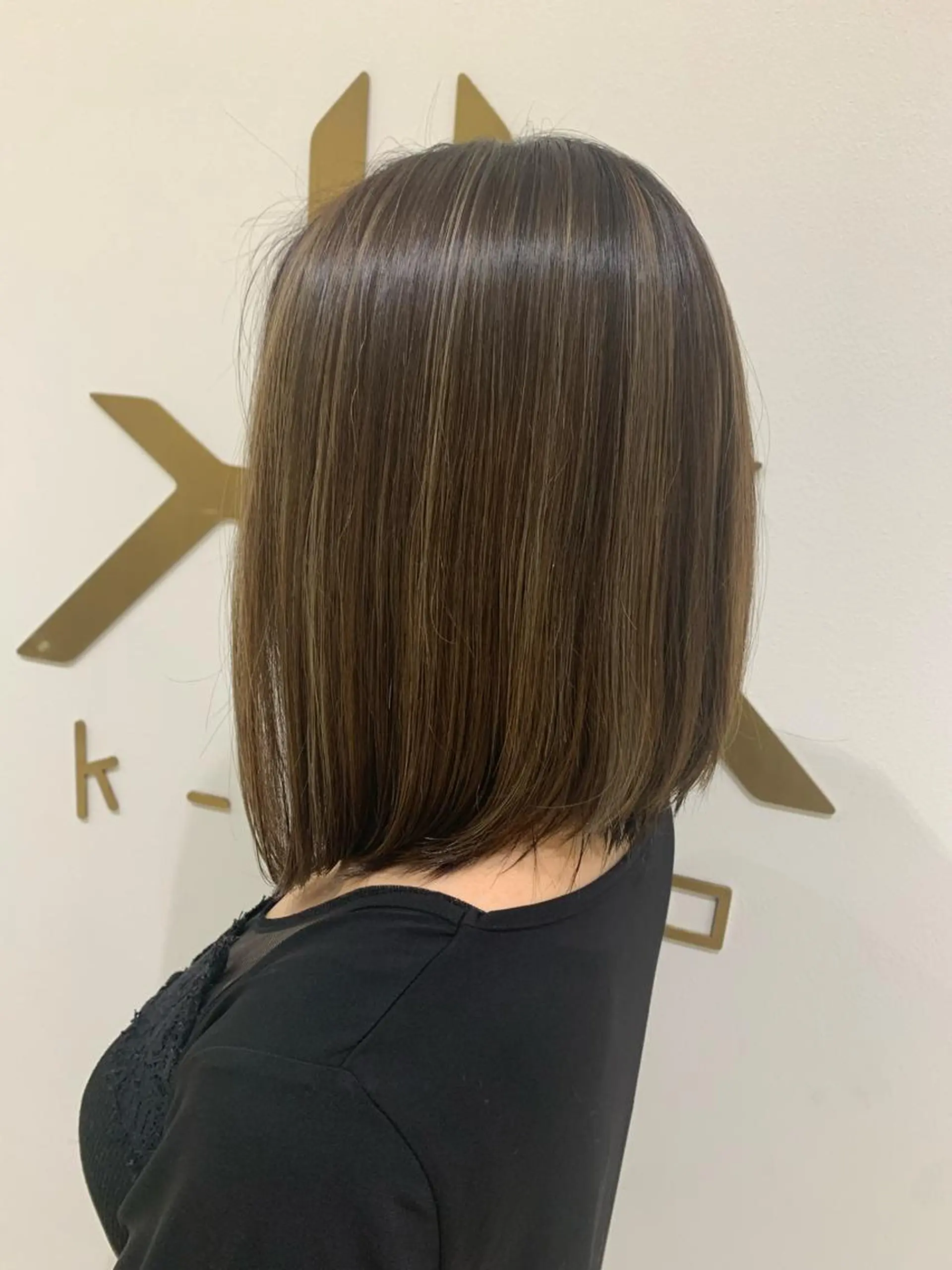 ミディアム カラー 💎K-two名古屋 安田ちづる💎のヘアスタイル