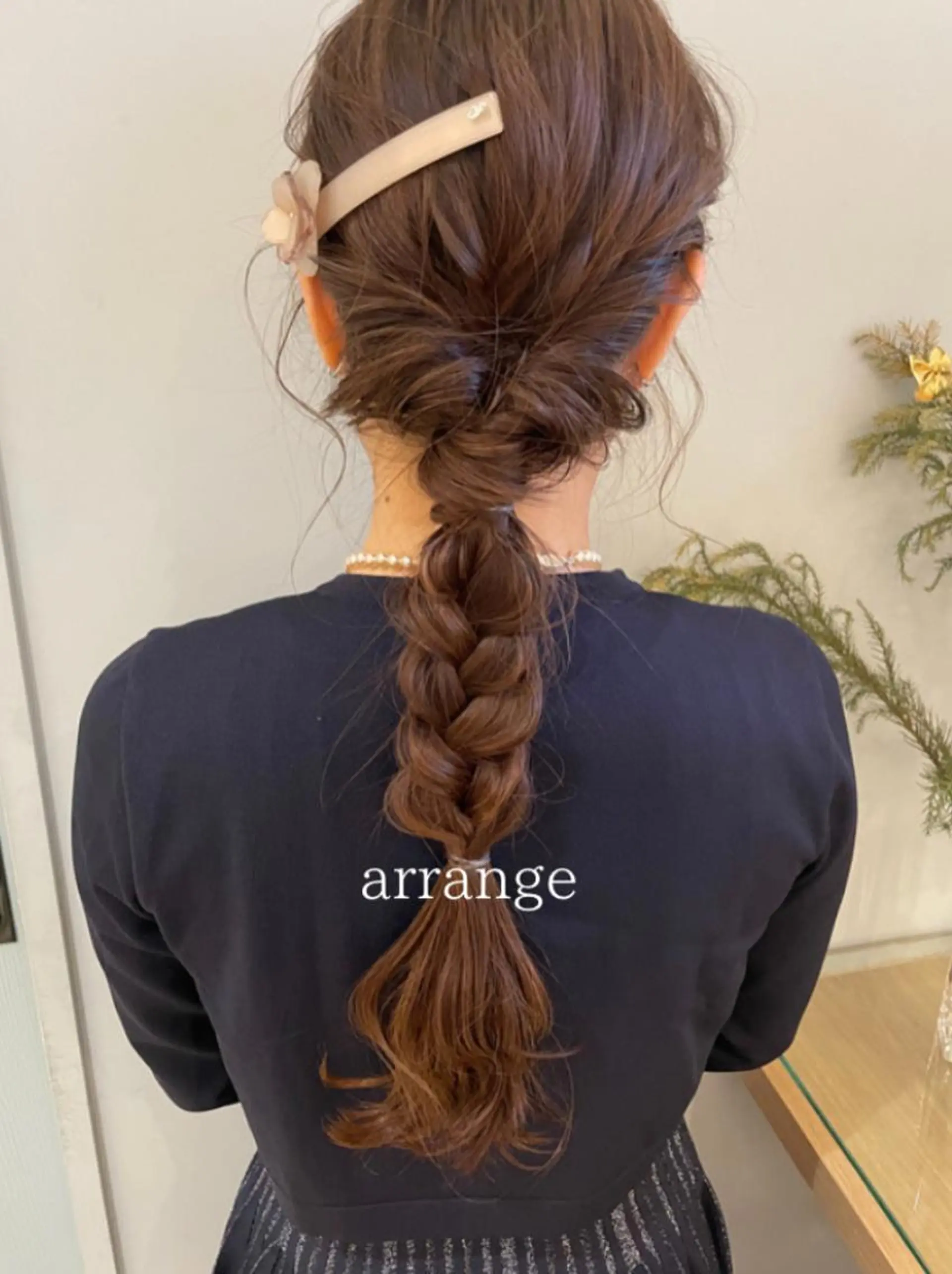 ロング ヘアアレンジ ケアブリーチ/ エクステ/レイヤーのヘアスタイル