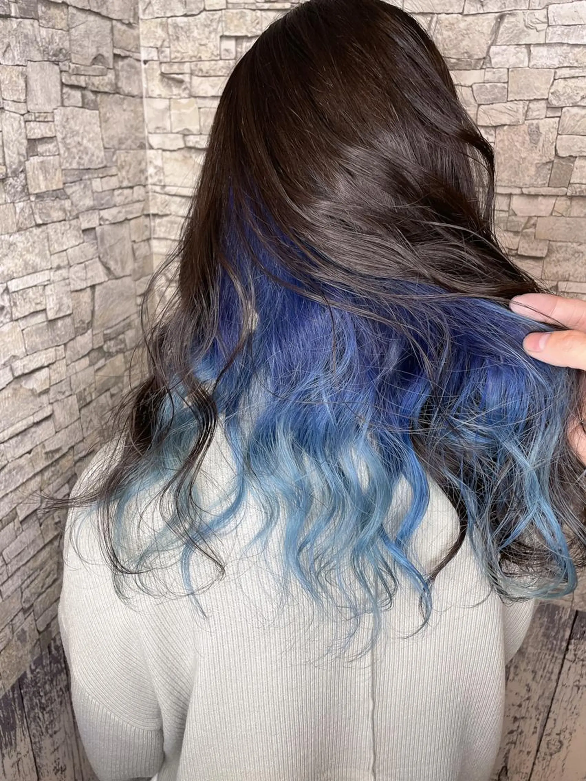 カラー セミロング 派手髪/ハイトーン/ エクステ✨ユウキのヘアスタイル