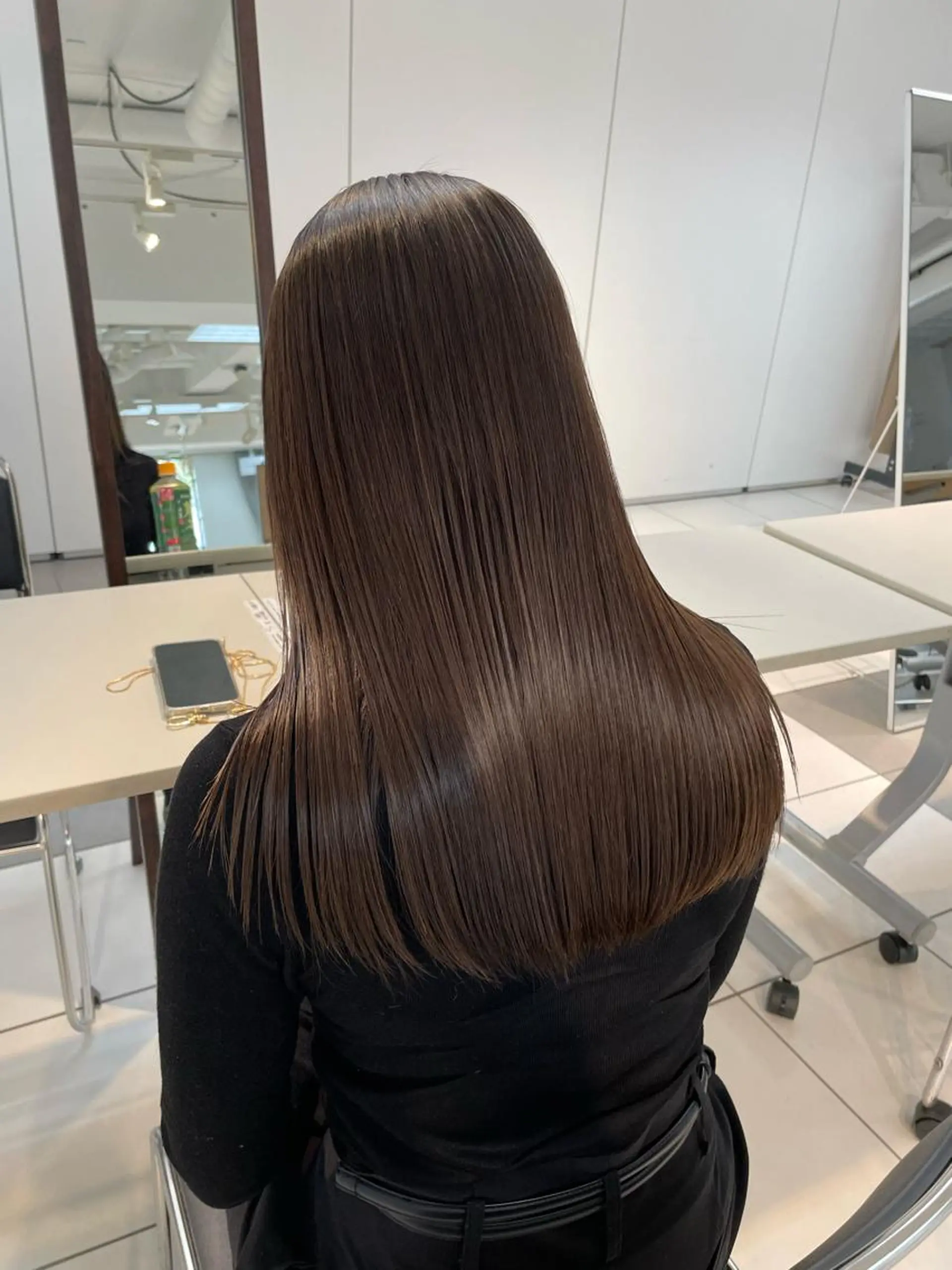 ロング カラー パーマ ストレートパーマ カット ヘアカラー トリートメント 弱酸性ストレート 髪質改善/小野寺のヘアスタイル