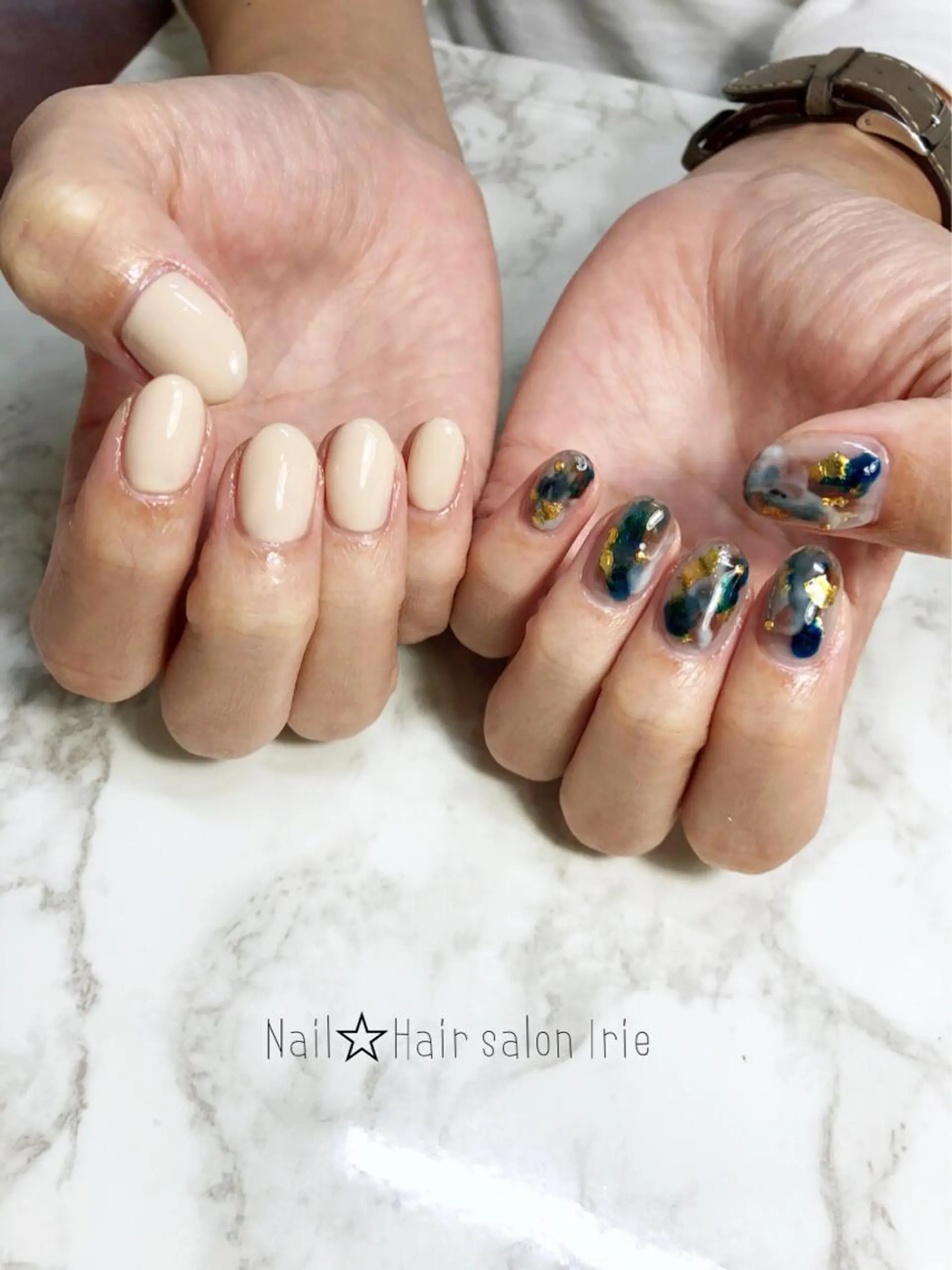 ネイル ハンドネイル Hair salon Irie所属・與儀 知佳のネイルデザイン