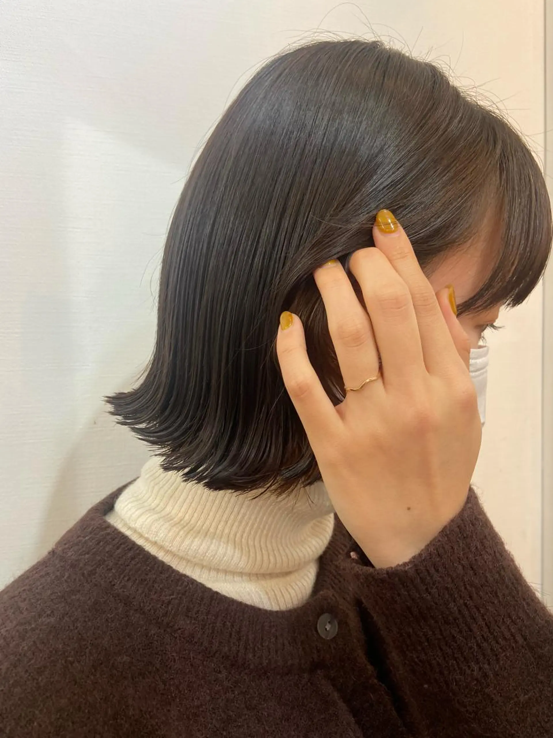 ショート 切りっぱなしボブ ボブ 🪽似合わせカラー RENA.🪽🩶のヘアスタイル