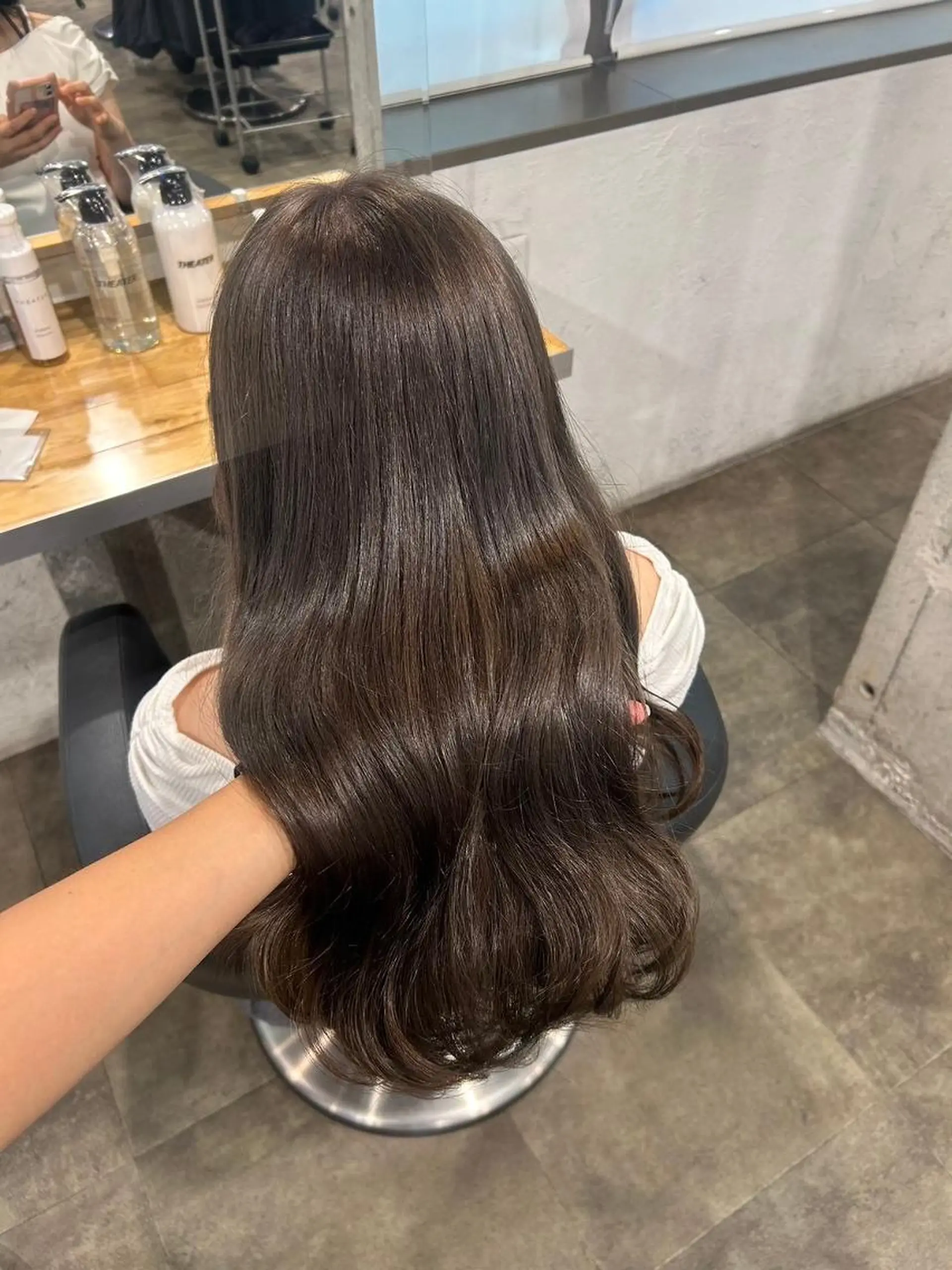 カラー ヘアアレンジ ロング 🤍透明感韓国 レディ/まりん🤍のヘアスタイル