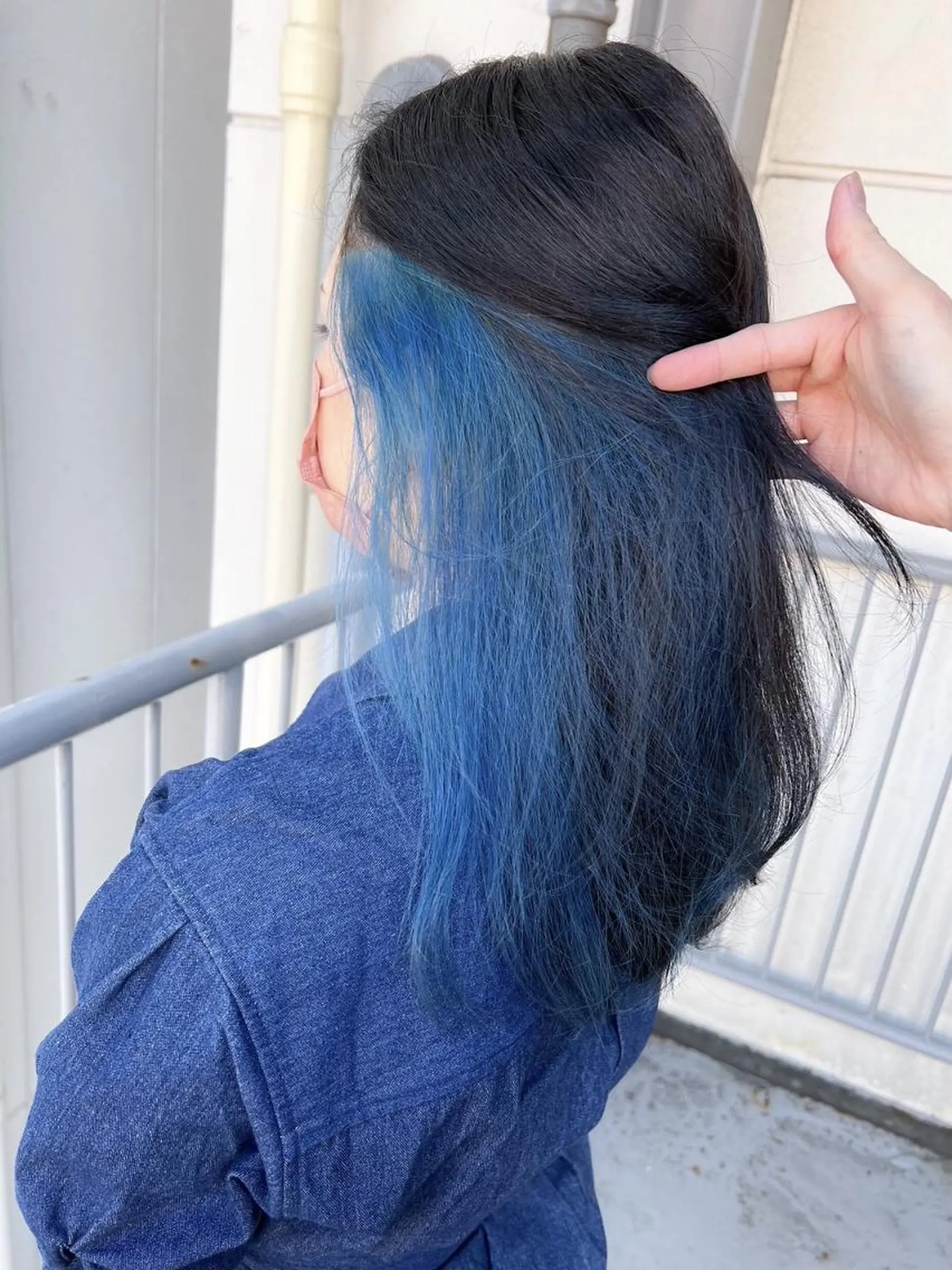 セミロング カラー ヘアアレンジ *モデル募集🤍横浜 透明感カラー🫧のヘアスタイル