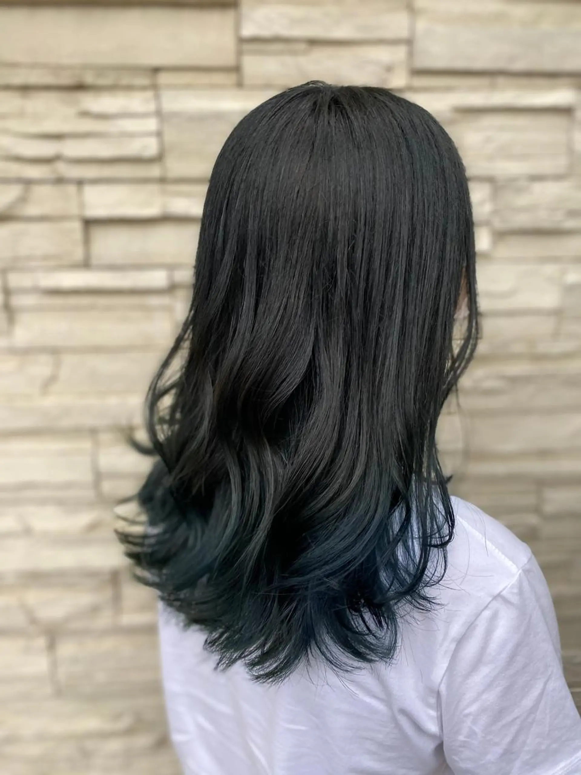 セミロング アッシュ アッシュグレー カット ヘアカラー 😺ヒアリング 重視😺小川のヘアスタイル