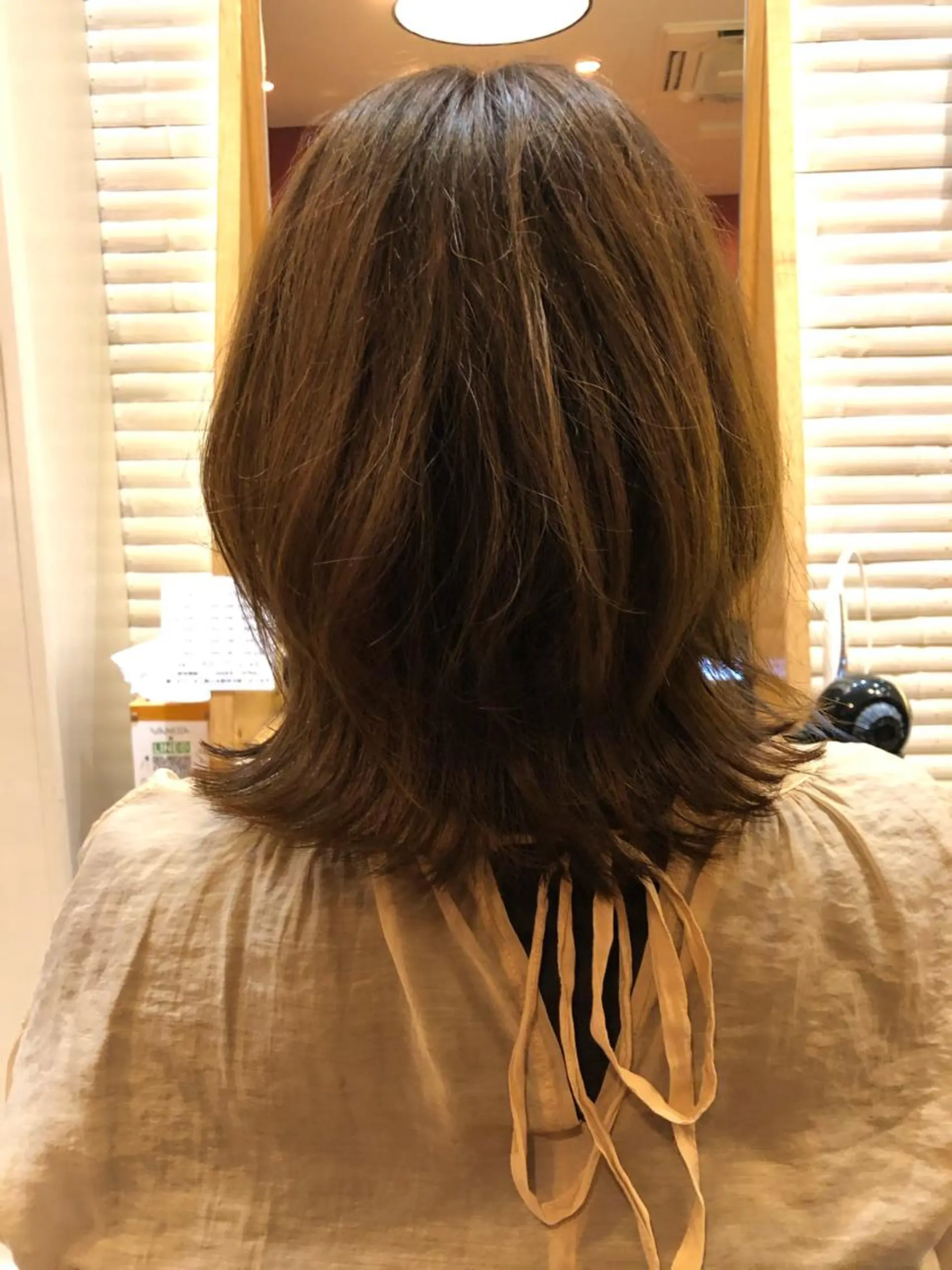 ミディアム レイヤーカット 髪質改善/美髪/渡辺 りんのヘアスタイル