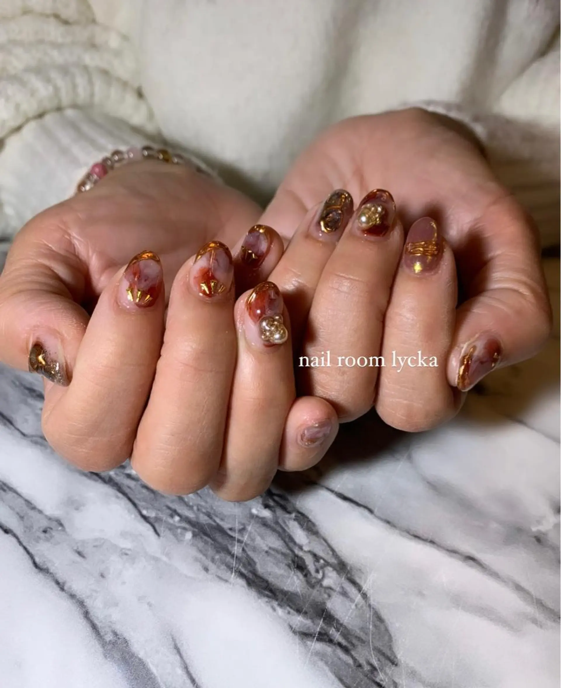 ネイル ﾈｲﾙﾙｰﾑﾘｯｶ 𝐦𝐚𝐲𝐮のネイルデザイン