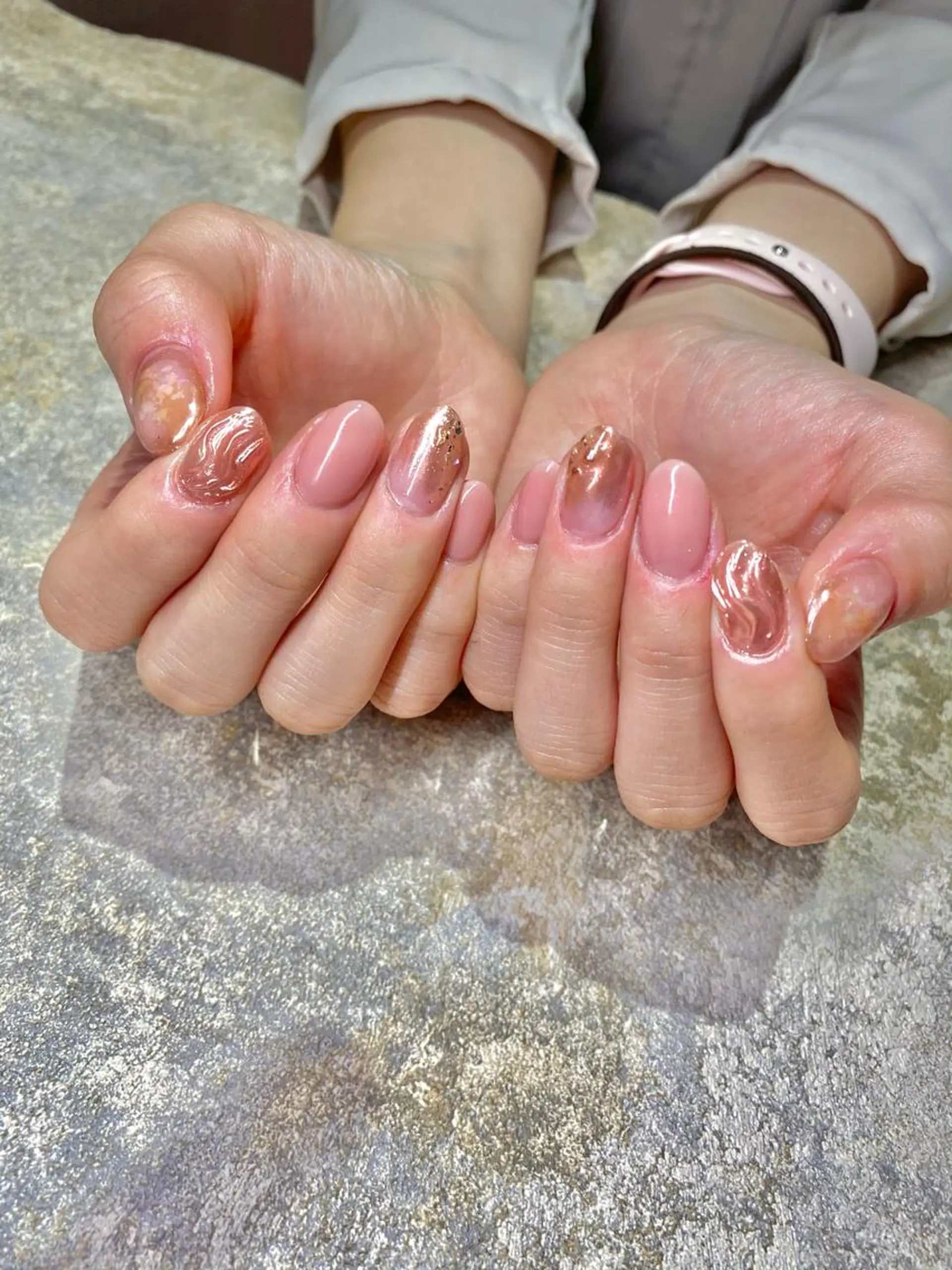 ネイル Amber21.所属・Nagahama Akariのネイルデザイン